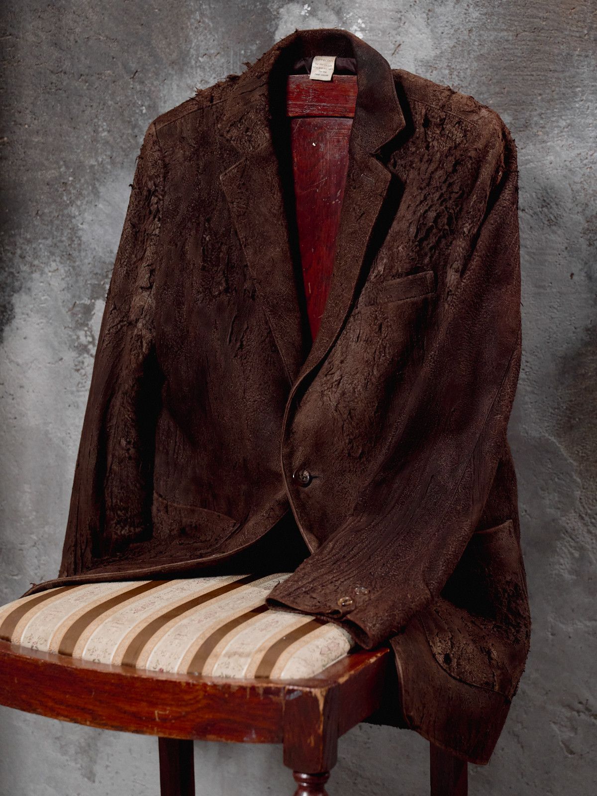 Other Connecters Distressed Suede Brown Slim Fit Suit Jacket Size US M / EU 48-50 / 2 - 1 Thumbnail