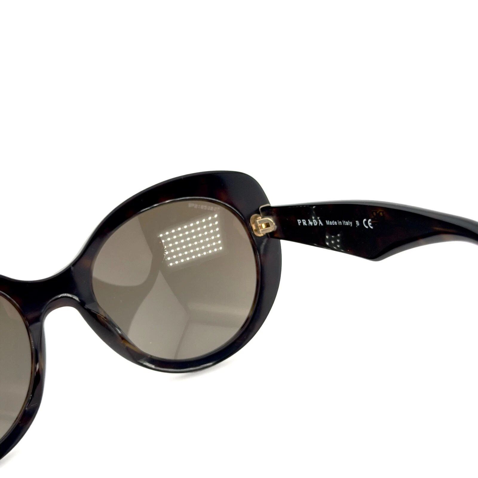 PRADA 12P POEME Heritage PR12PS Brown Havana Sunglasses