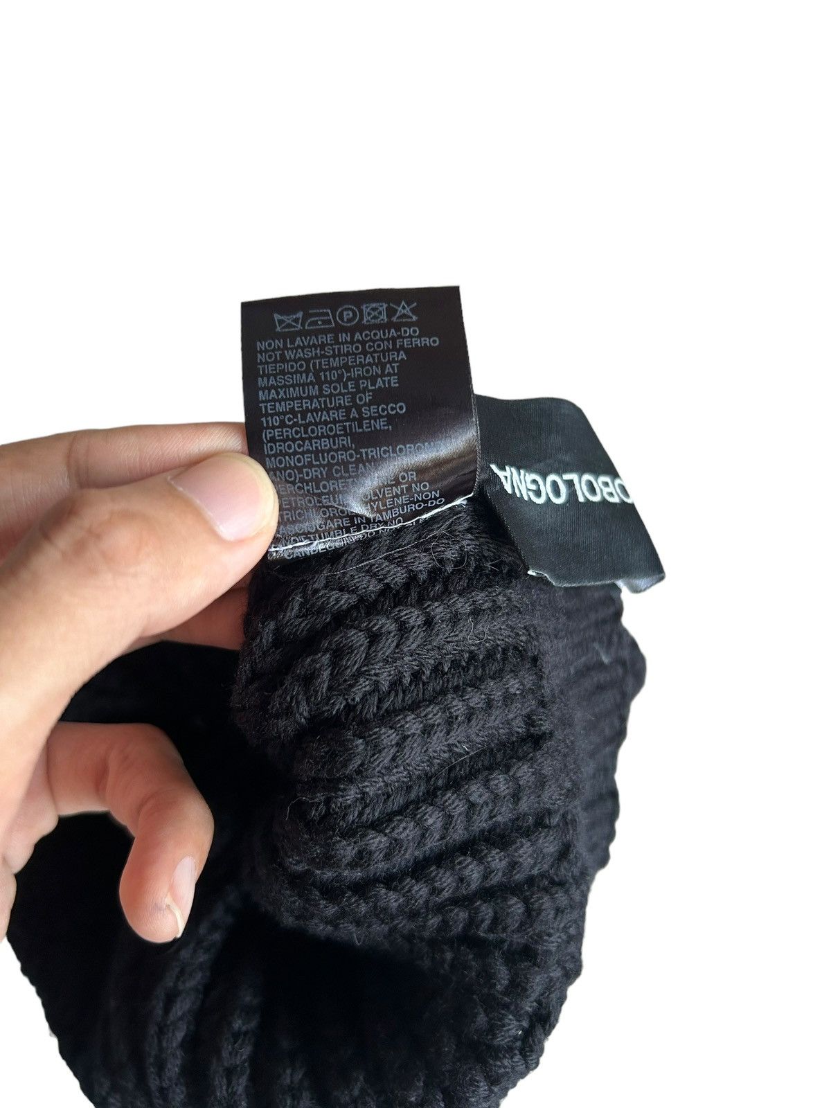 14th Addiction × Japanese Brand × Le Grande Bleu (L.G.B.) Japanese MARCOBOLOGNA Punk Bondage wool knitted Beanie Hats Size ONE SIZE - 13 Thumbnail