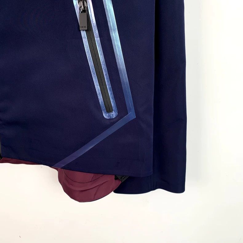 Dior Dior Dark blue reflective strip hooded zipper long-sleeved Size US S / EU 44-46 / 1 - 4 Thumbnail
