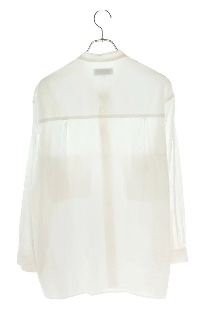 Yohji Yamamoto YOHJI YAMAMOTO POUR HOMME Collarless long sleeve shirt Size US M / EU 48-50 / 2 - 2 Thumbnail