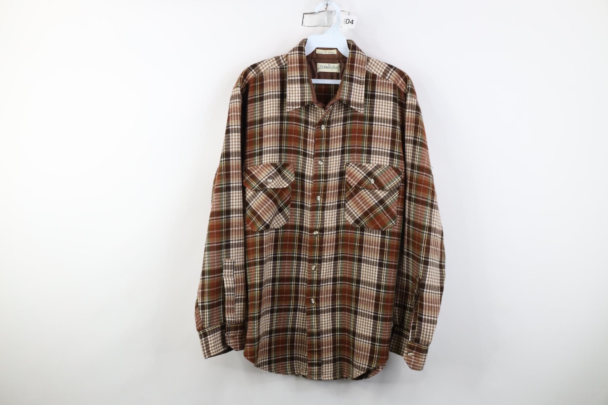 Vintage Vintage 70s 80s Streetwear Tone Knit Collared Button Shirt Size US XL / EU 56 / 4 - 1 Thumbnail