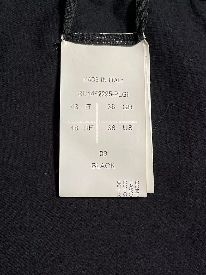 Rick Owens rick owens black long sleeve shirt-2508 Size US XXL / EU 58 / 5 - 3 Thumbnail