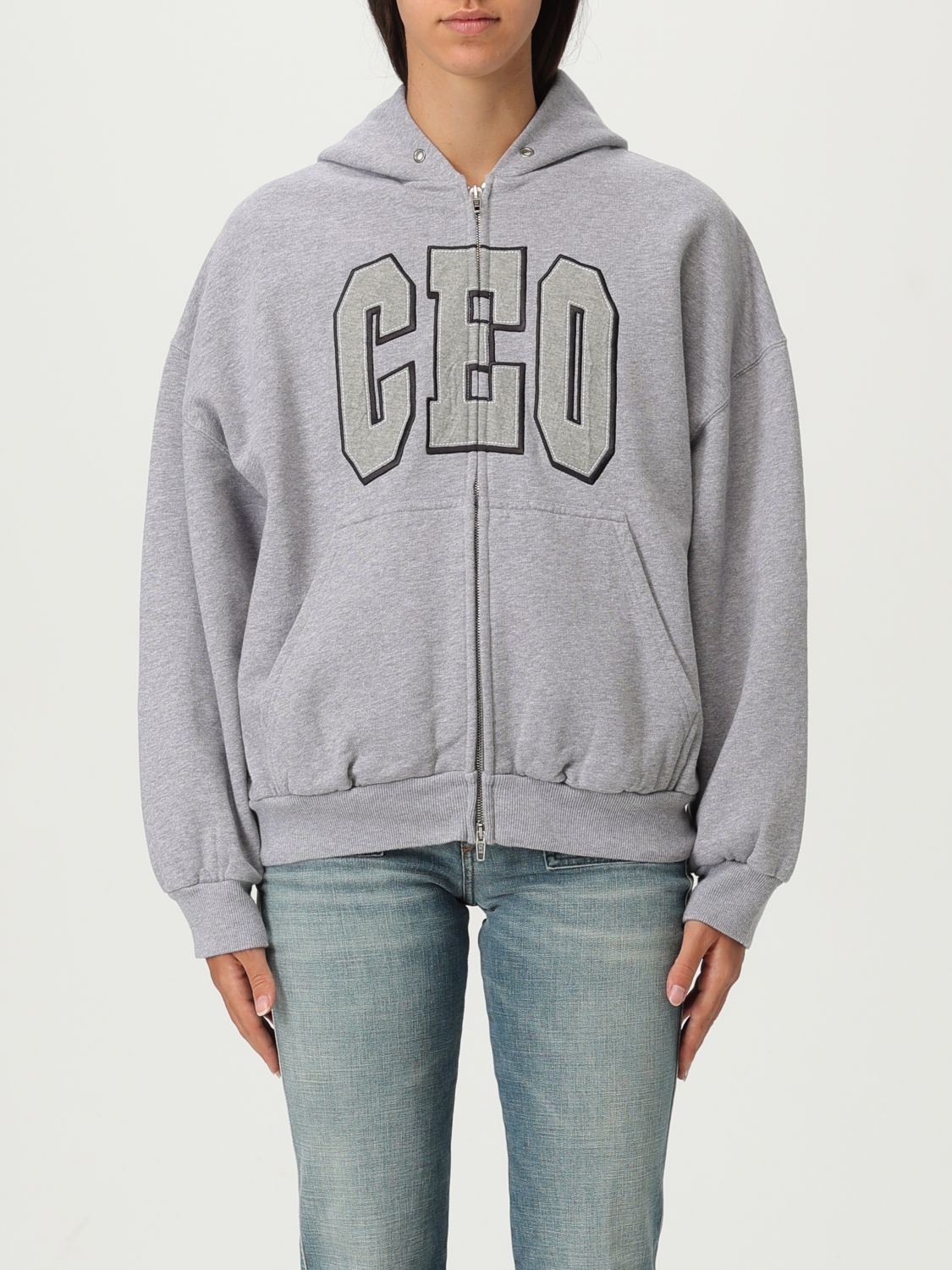 Balenciaga Balenciaga Sweatshirt Woman Grey Size XS / US 0-2 / IT 36-38 - 1 Thumbnail