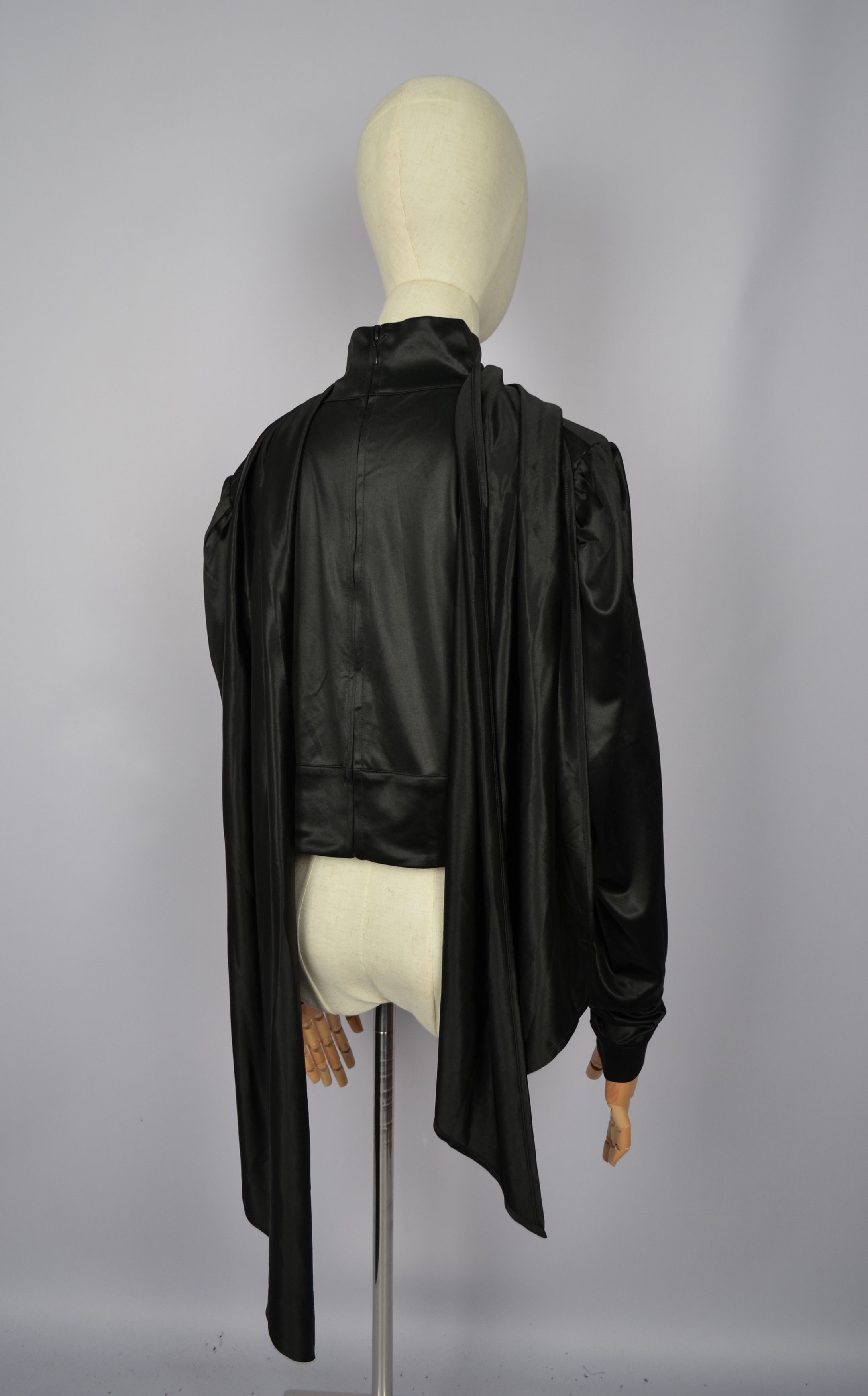 Designer × H&M × Paco Rabanne H&M x Paco Rabanne Eastman Naia Acetate Scarf Top Blouse Size XL / US 12-14 / IT 48-50 - 18 Thumbnail