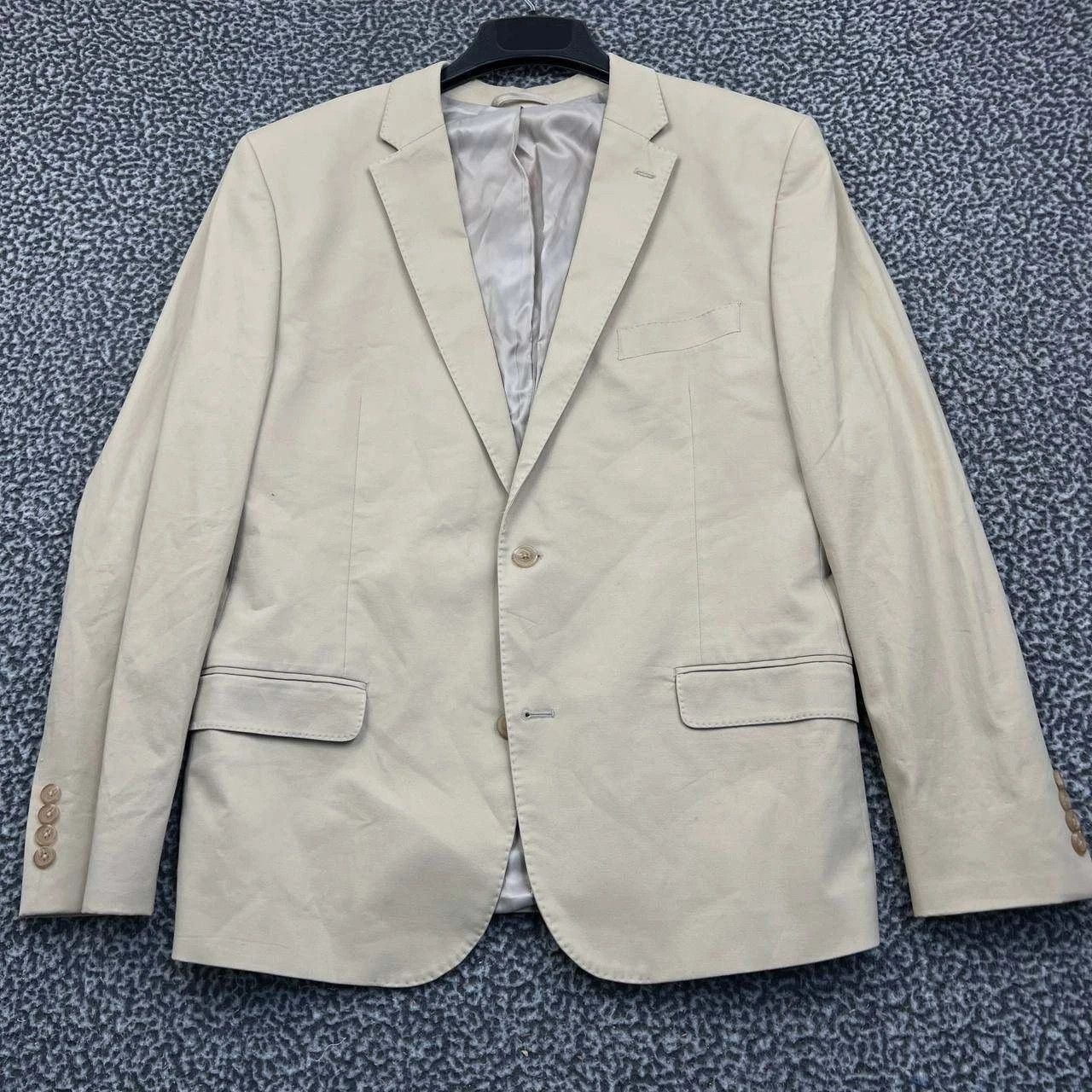 Lauren Ralph Lauren Lauren Ralph Lauren Blazer Men 46L Slim Fit 2 Button Cotton Size 46L - 1 Thumbnail