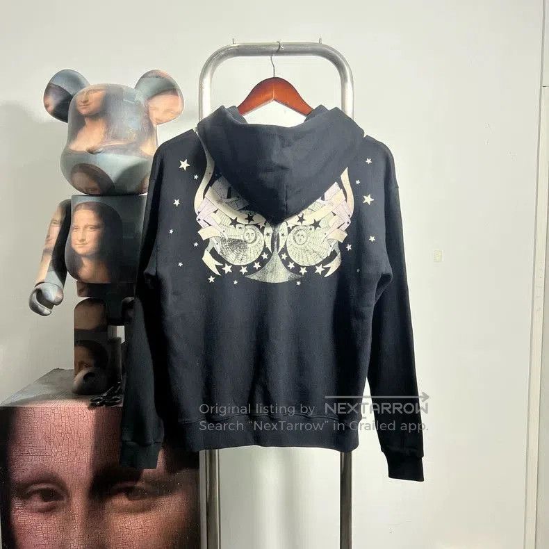 Givenchy Logo Print Black Hoodie .