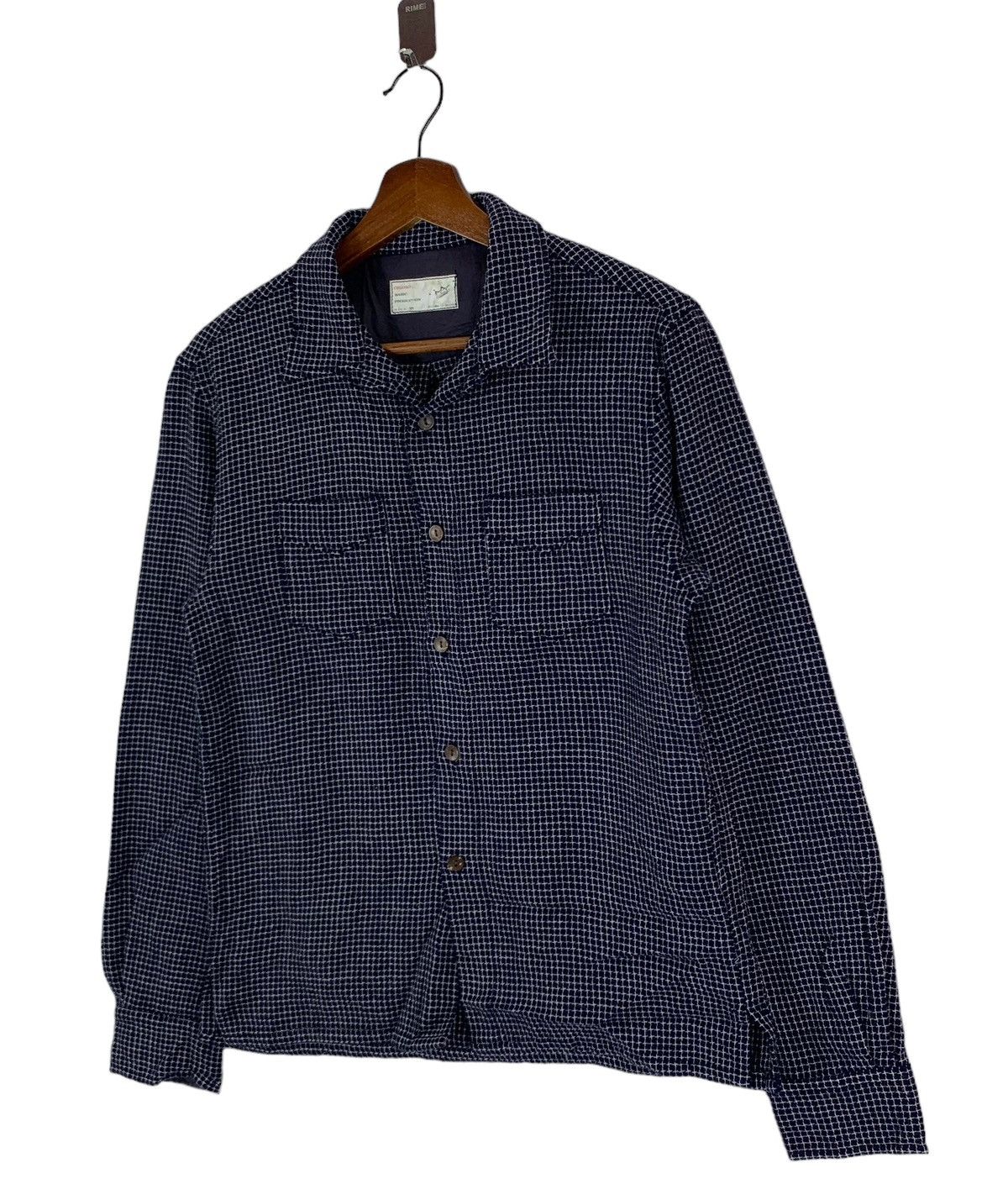 Vintage VINTAGE CHLORO BASIC PRODUCTION BUTTON SHIRT Size M / US 6-8 / IT 42-44 - 2 Thumbnail
