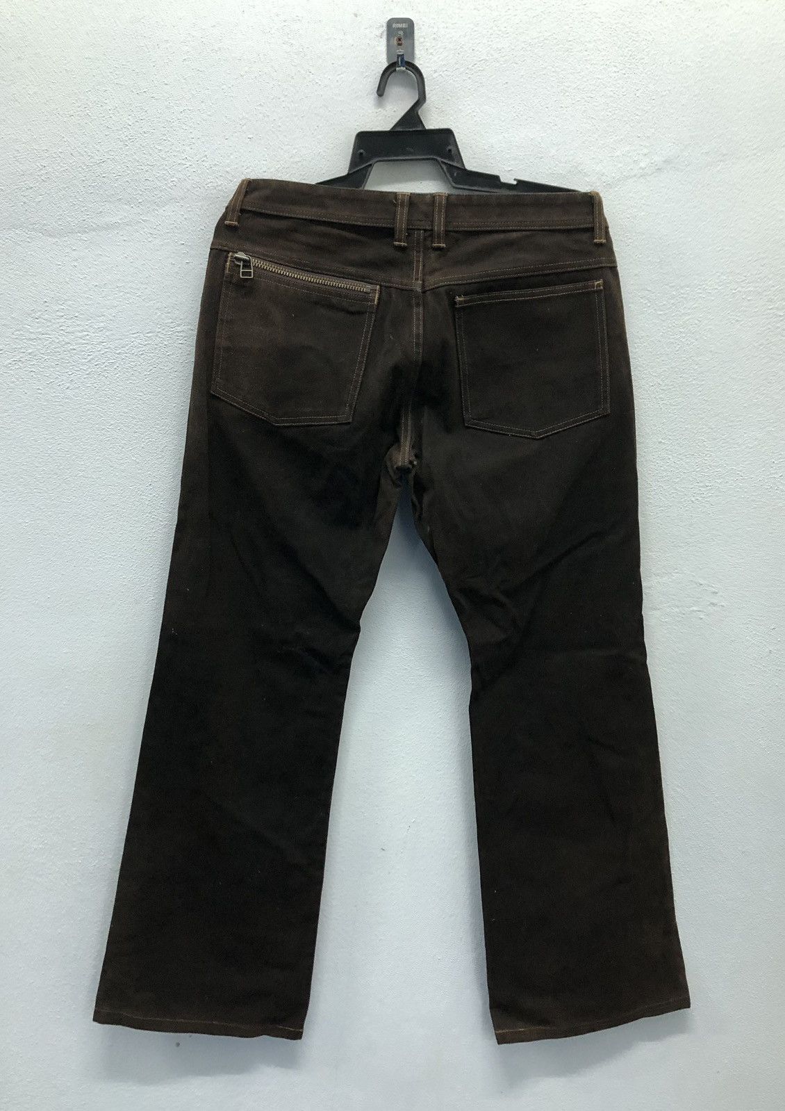 BIGI Vintage Radmess Men's Bigi Leather Pants Size US 33 - 2 Thumbnail