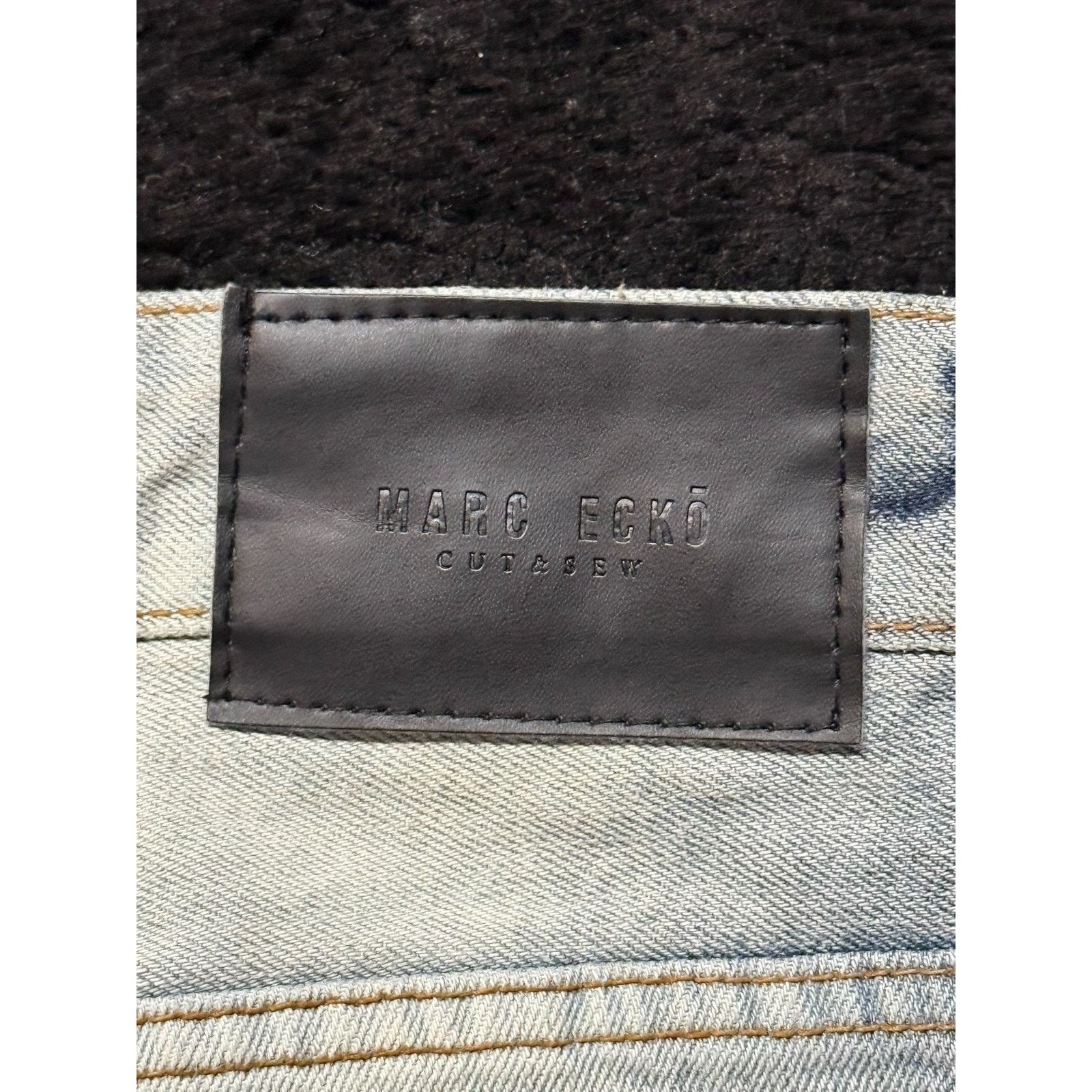 Marc Ecko Marc Ecko Distressed Jeans Men's Cut & Sew Ripped Denim Y2K Size US 38 / EU 54 - 9 Thumbnail