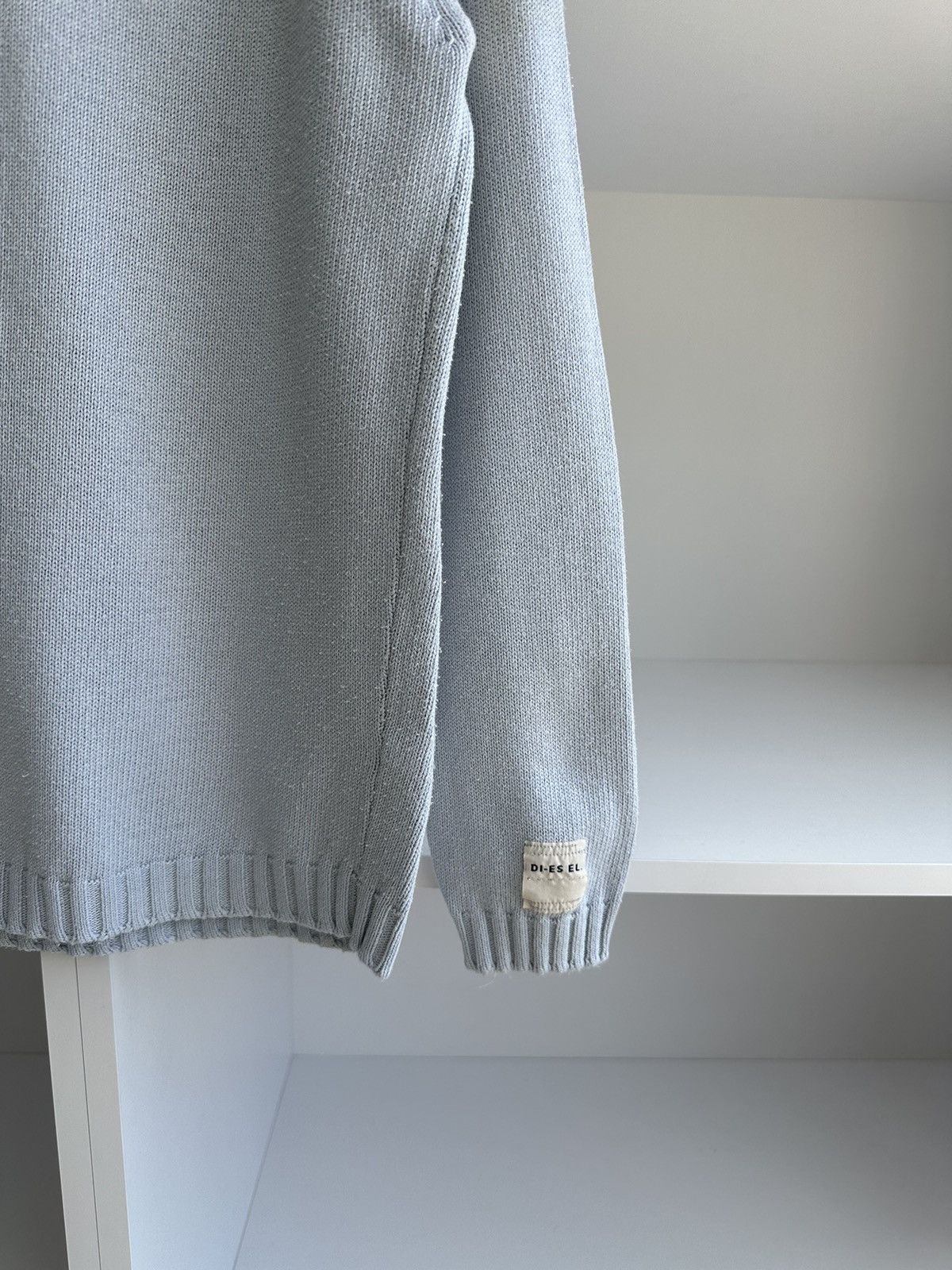 Diesel × Vintage Vintage Diesel Blue Woman Knitted Sweater Size S / US 4 / IT 40 - 4 Thumbnail