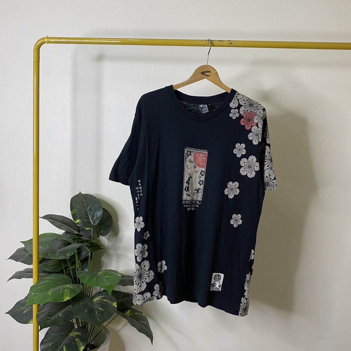 Japanese Brand Japanese Geisha Sukajan Ed Hardy Karakuri Tamashii Style Tee Size US L / EU 52-54 / 3 - 8 Thumbnail