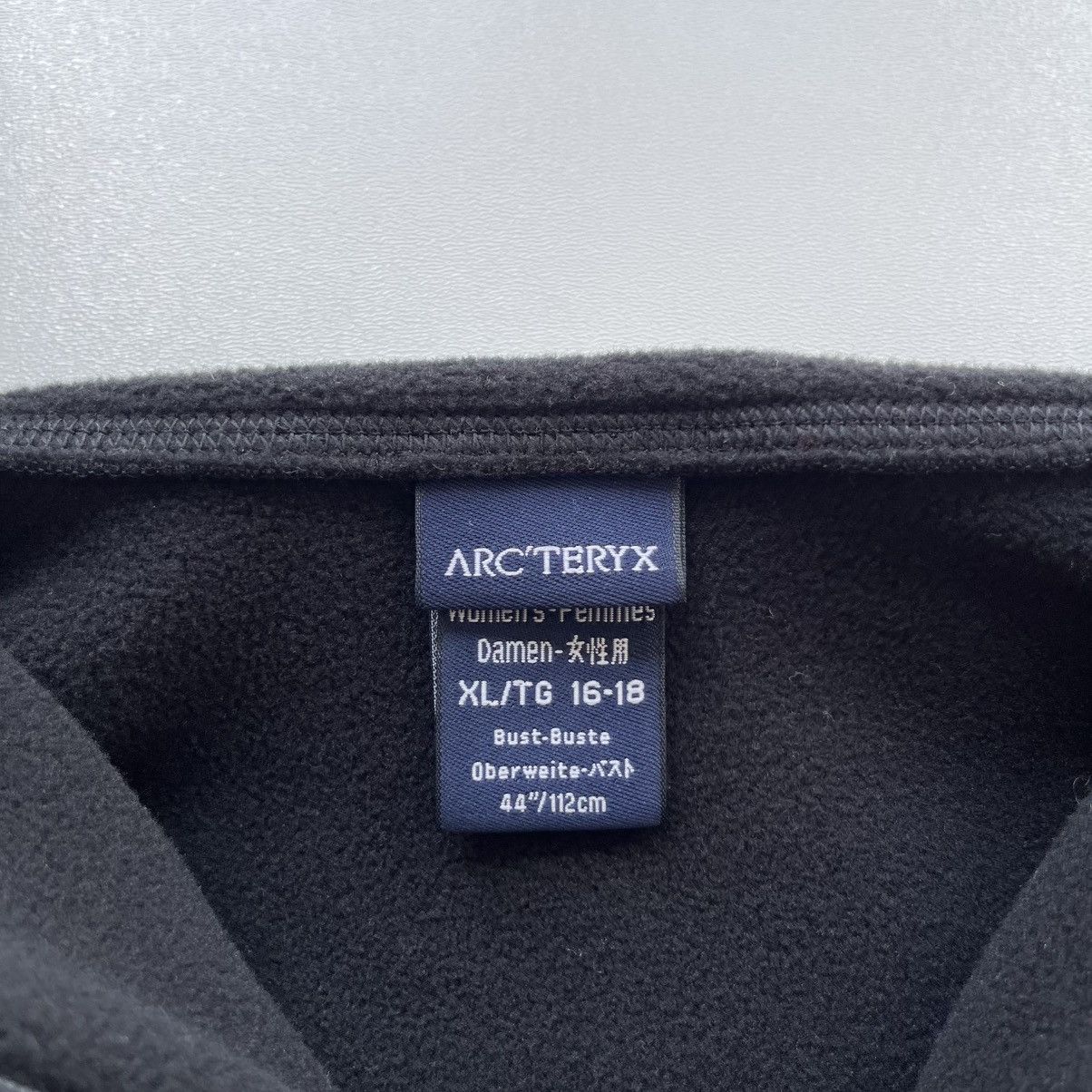 Arc'teryx × Vintage Arcteryx Vintage Women Polartec 1/3 Zip Fleece Jacket Black Size XL / US 12-14 / IT 48-50 - 7 Thumbnail