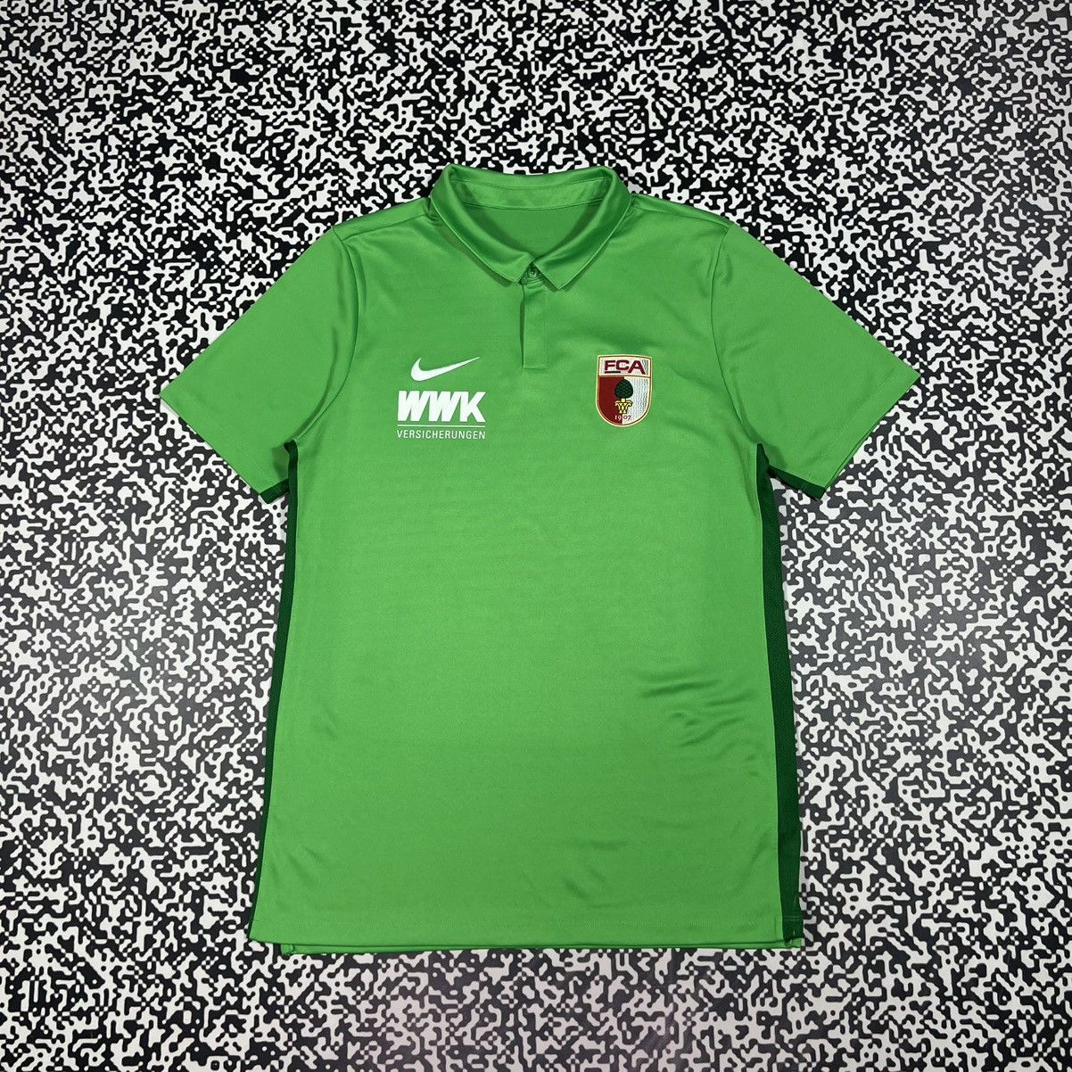 Nike Nike Augsburg Germany Soccer Football Y2K Blokecore Jersey Size US L / EU 52-54 / 3 - 1 Thumbnail