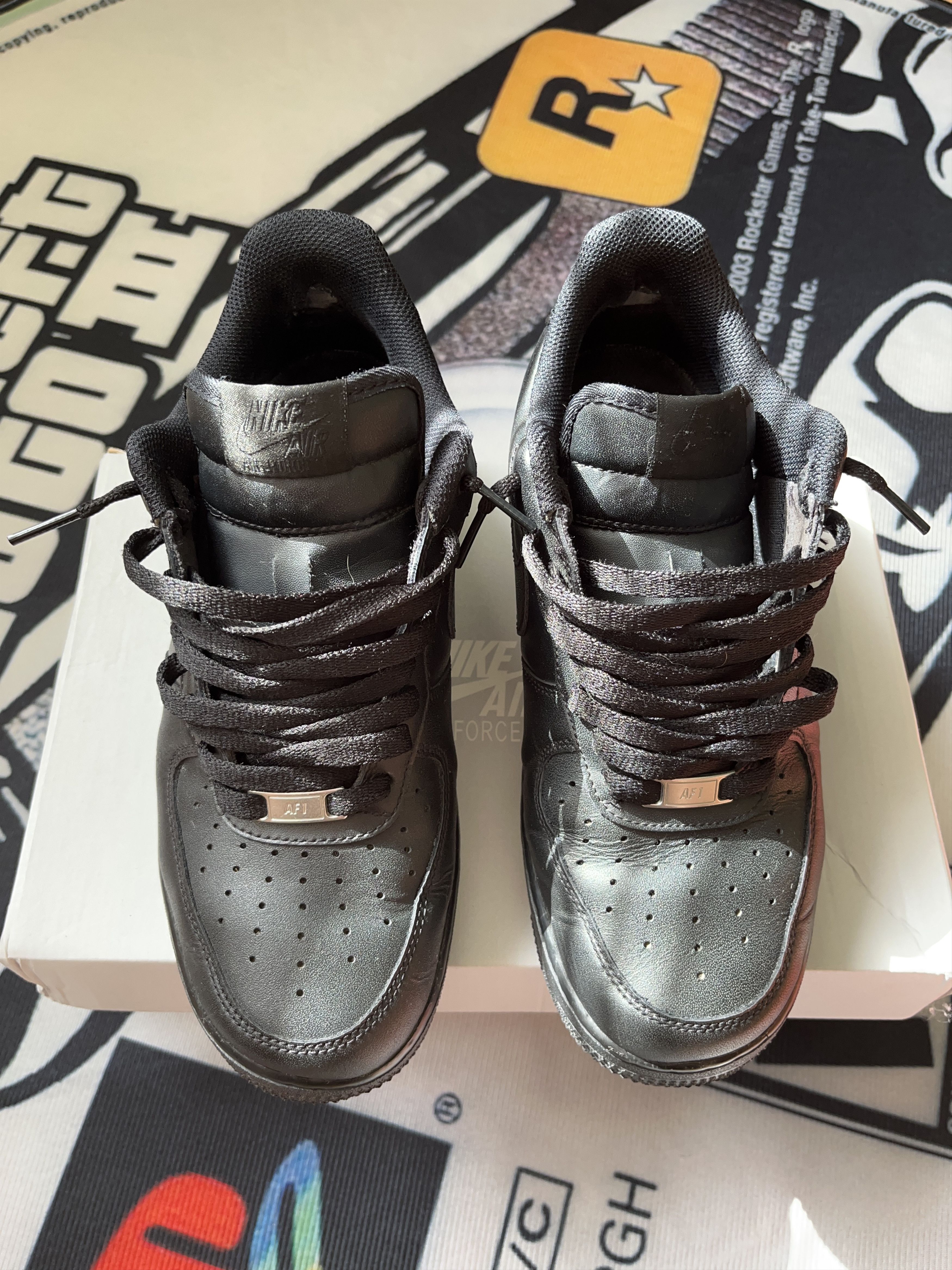 Nike Nike Air Force 1 Low '07 'Triple Black' Size US 8 / EU 41 - 1 Thumbnail