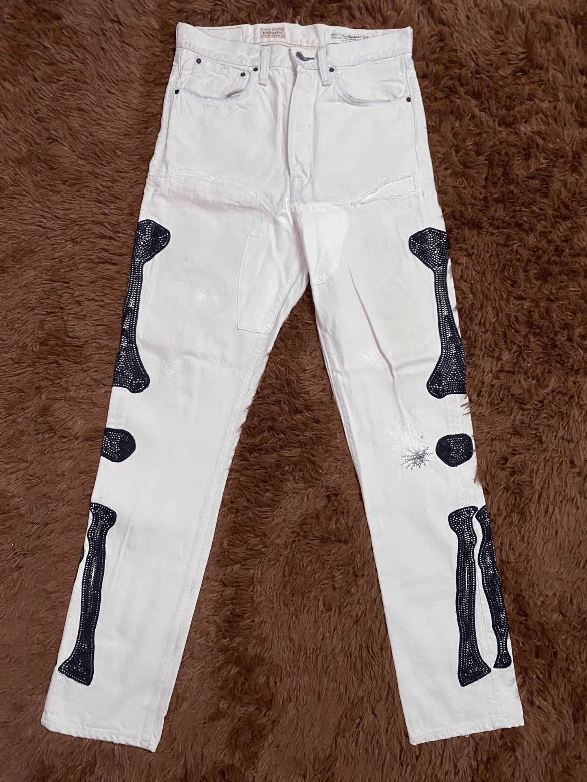 Kapital Kapital 19SS Bone Patches Denim-2508 Size US 30 / EU 46 - 1 Thumbnail