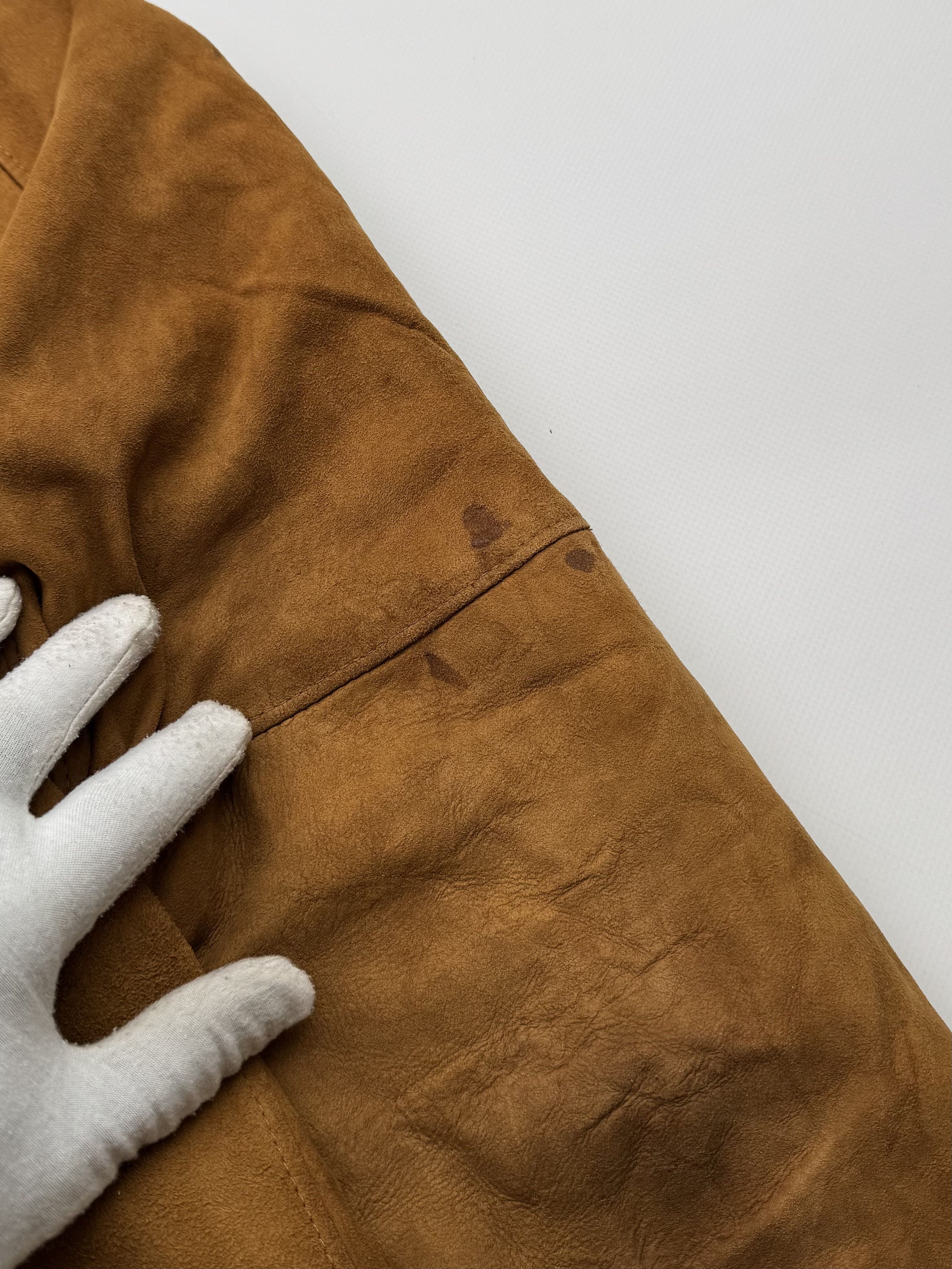 Vintage Vintage Thrashed Leather Bomber Jacket B431(V198)E2 Size US M / EU 48-50 / 2 - 13 Thumbnail