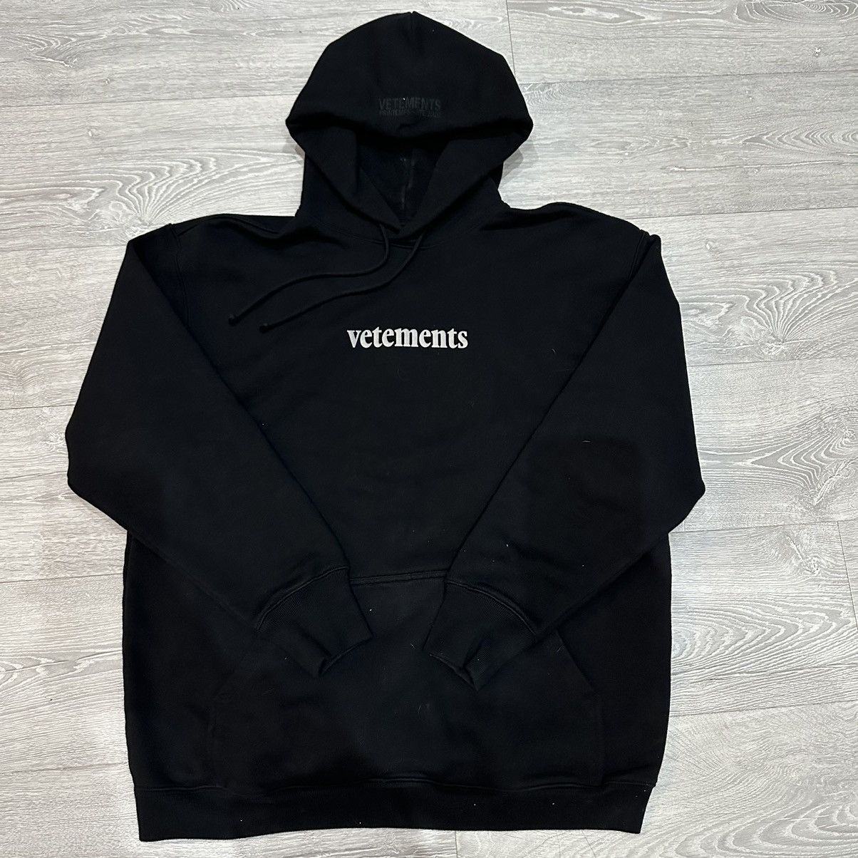 Vetements Logo Hoodie | Grailed