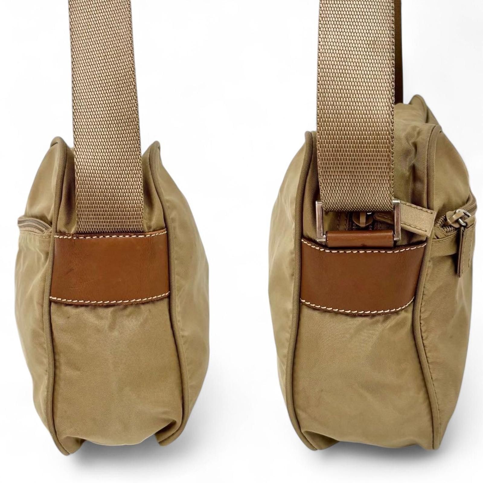 Prada Prada - Satchel Crossbody Beige Shoulder Bag Size ONE SIZE - 4 Thumbnail