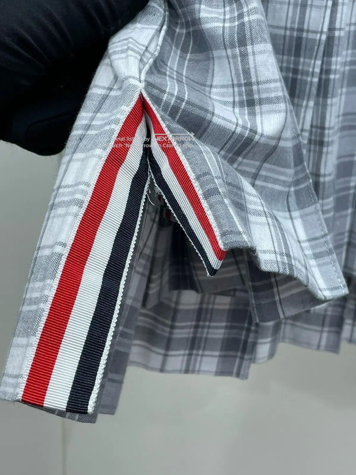 Thom Browne Grey Plaid Mini Skirt Aaaa 132608 in Gray, Women's (Size 25) — image 5 of 6