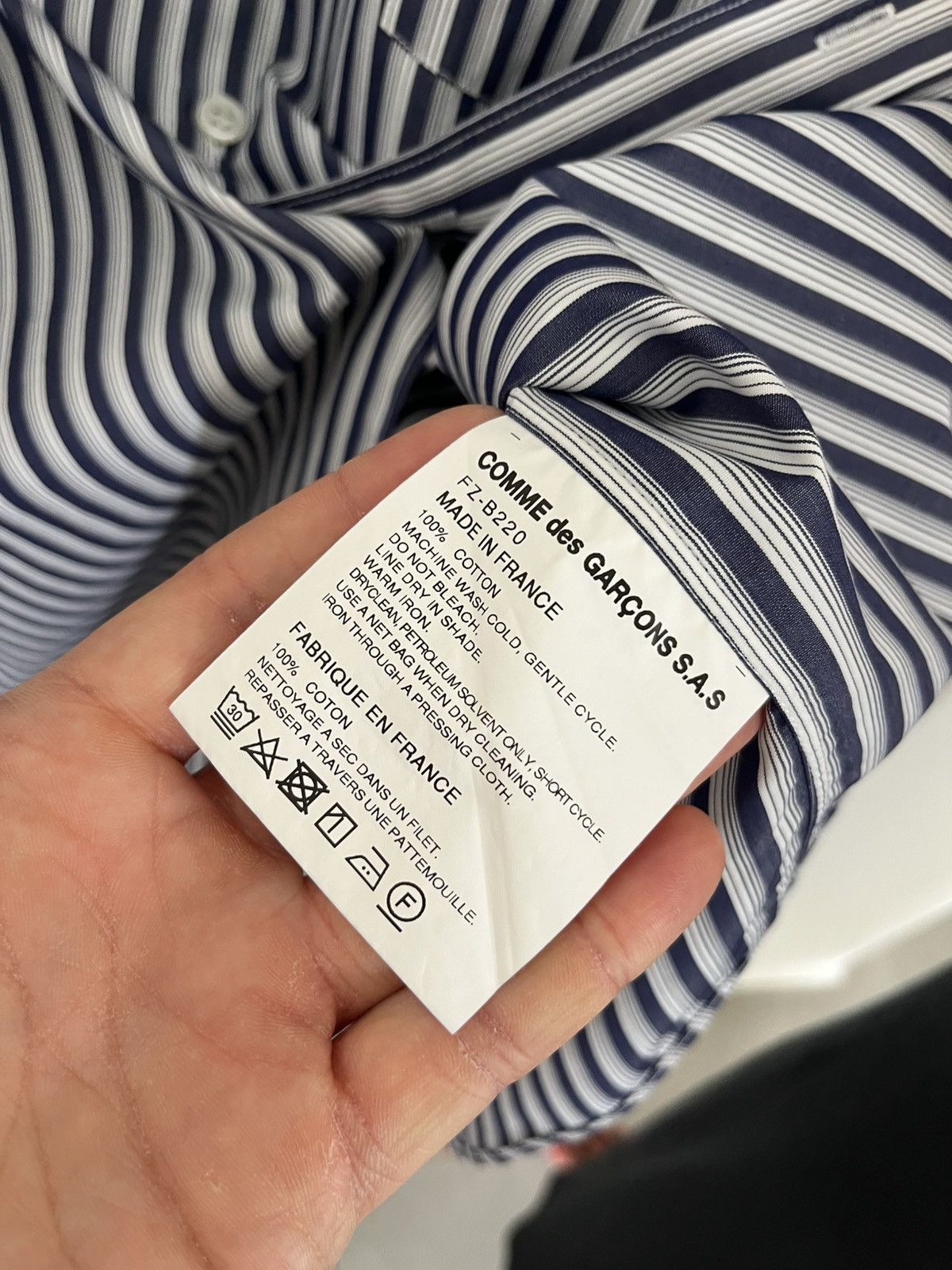 Comme des Garcons SHIRT Comme des garçons SHIRT wide fit shirt Size US L / EU 52-54 / 3 - 6 Thumbnail