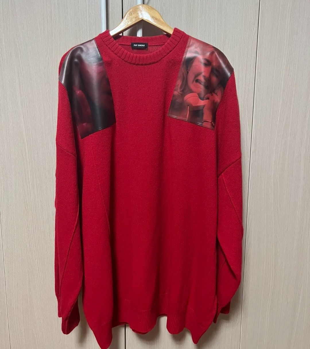 Raf Simons 19AW Show Labeled Silhouette Sweater