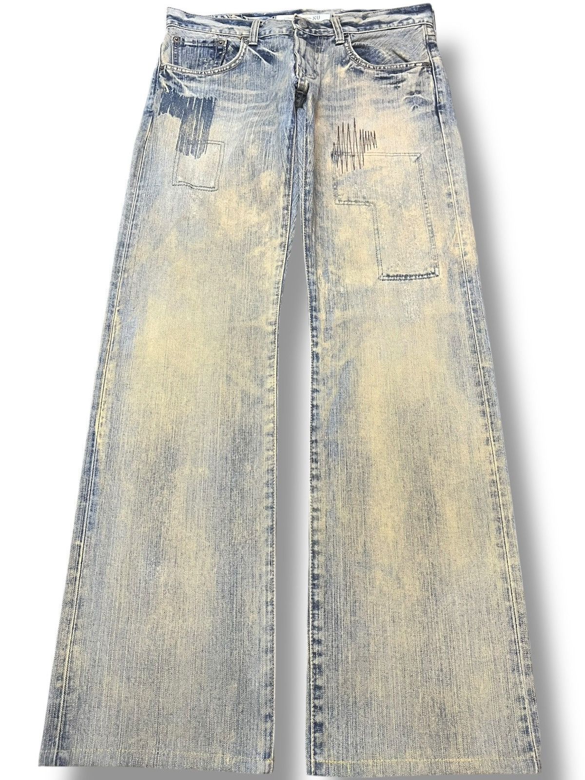 Edwin Vintage Edwin Exclusive Vintage Mudwash Patchwork Denim Size US 32 / EU 48 - 1 Thumbnail