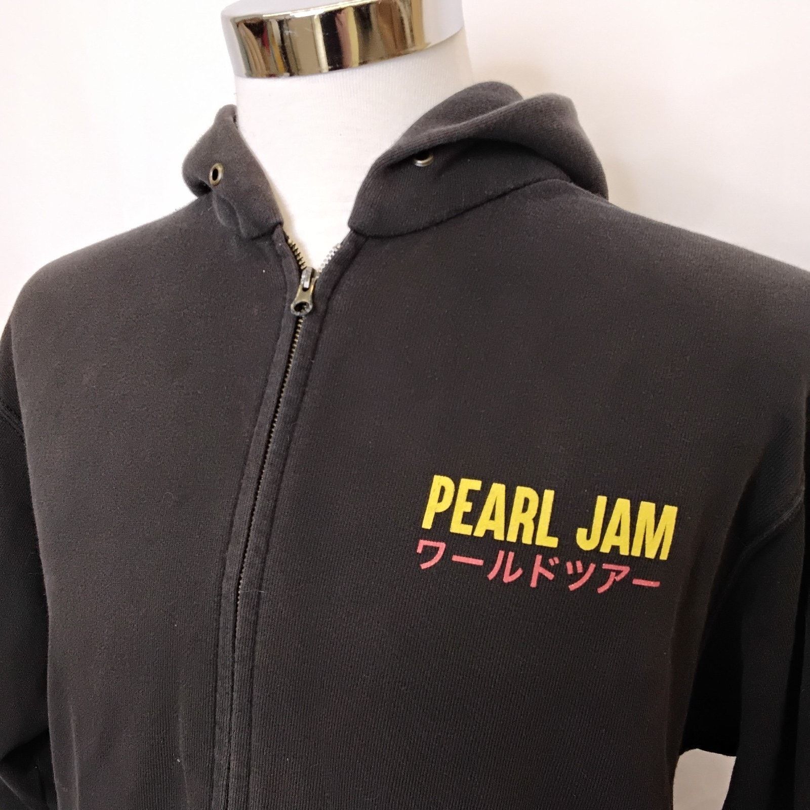 Fruit Of The Loom Pearl Jam 2018 Japan World Tour Hoodie Men's L Black Size US L / EU 52-54 / 3 - 4 Thumbnail
