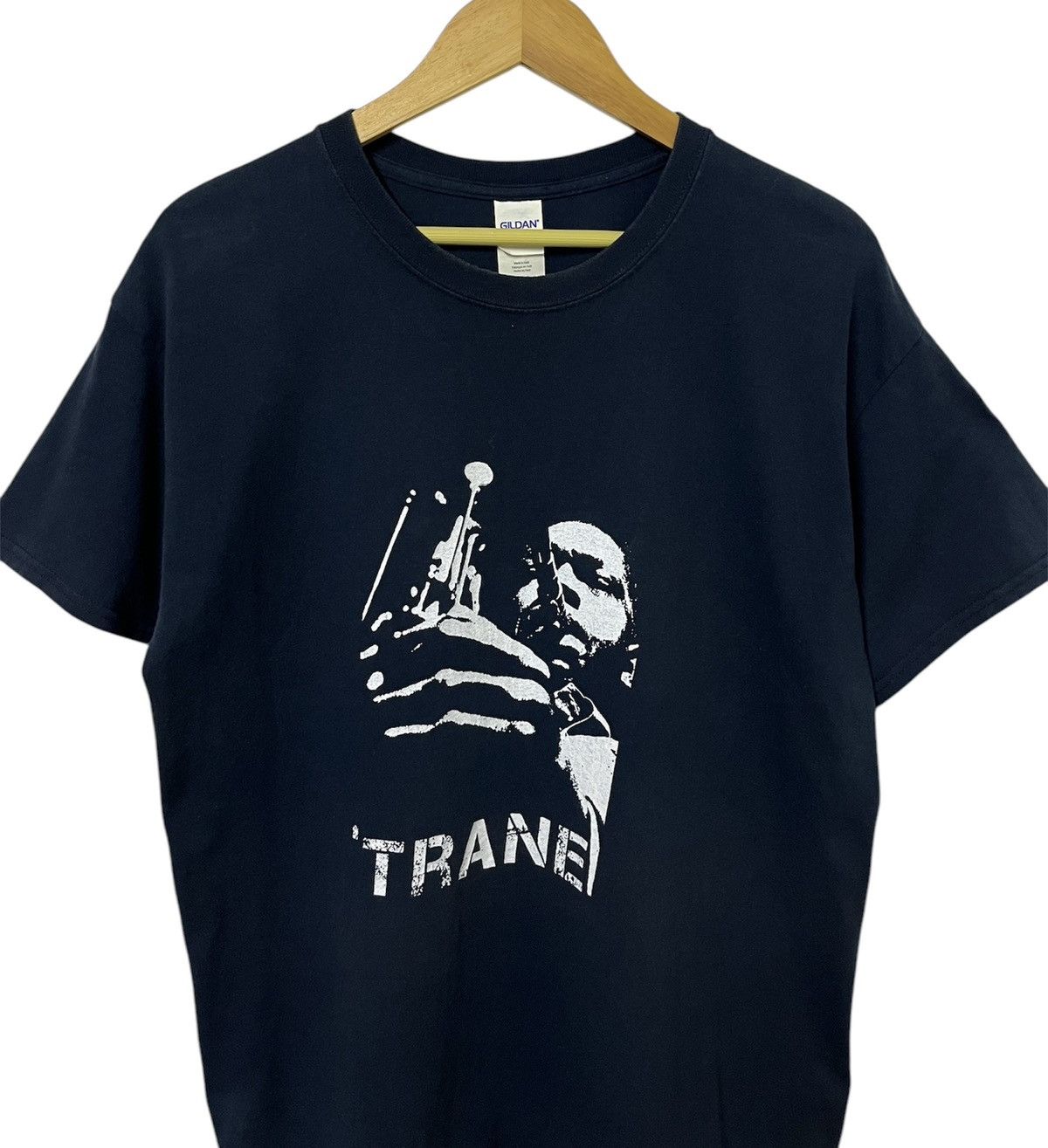 Band Tees JOHN COLTRANE TRANE JAZZ BLUES SAXOPHONE ARTIST TSHIRT Size US L / EU 52-54 / 3 - 6 Thumbnail
