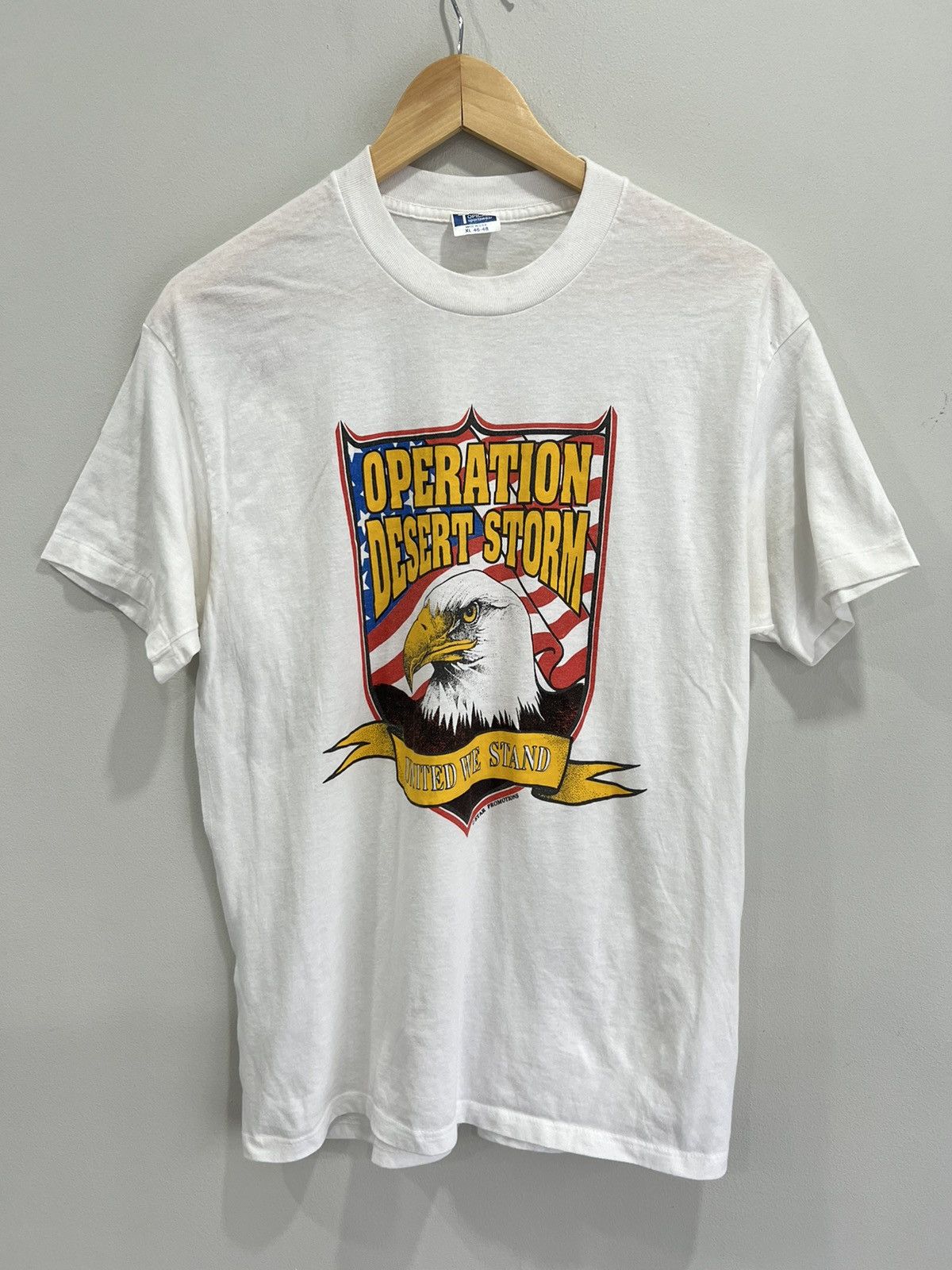 Vintage Vintage Eagle Operation Desert Storm tee shirt Size US XL / EU 56 / 4 - 1 Thumbnail
