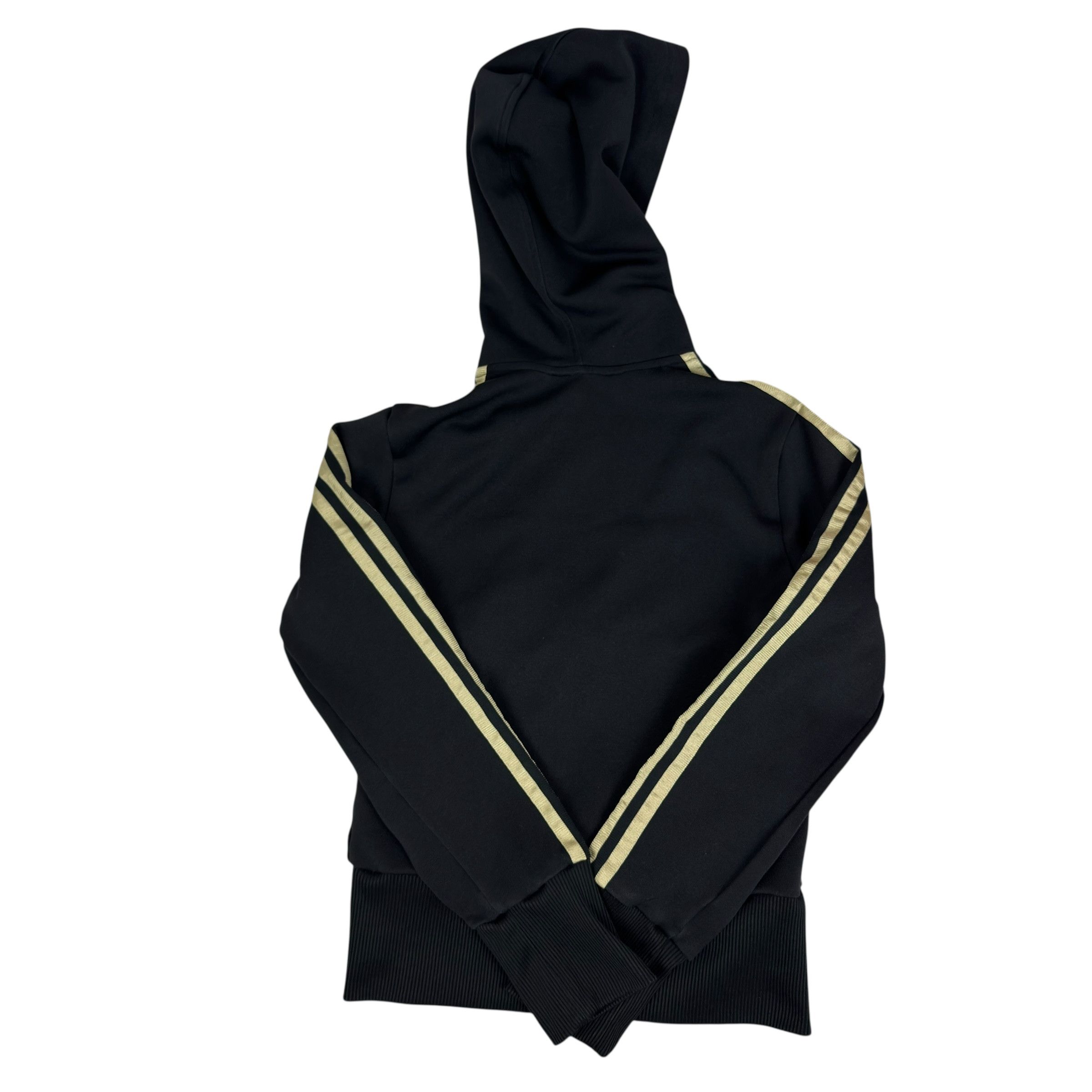 Adidas Adidas Women's Black Gold 3-Stripes Full Zip Hoodie Small Size S / US 4 / IT 40 - 7 Thumbnail
