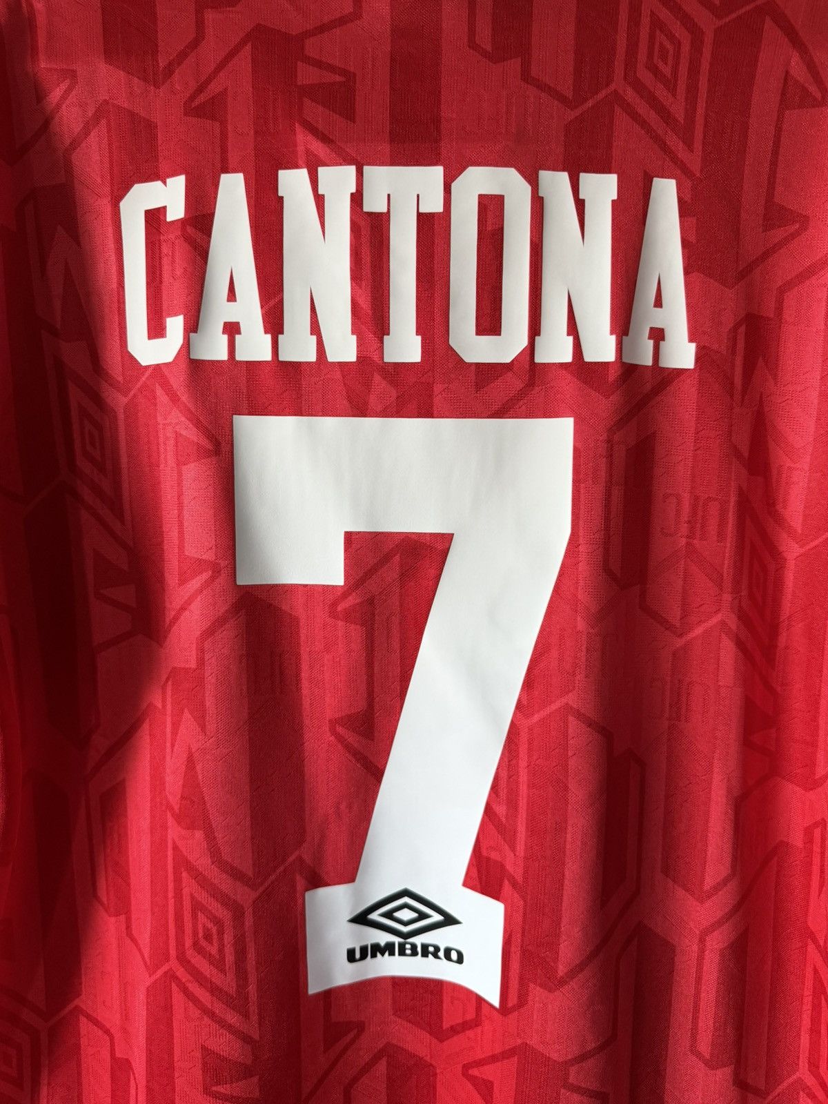 Umbro Eric Cantona Manchester United Vintage New Soccer Jersey Size US XXL / EU 58 / 5 - 8 Thumbnail