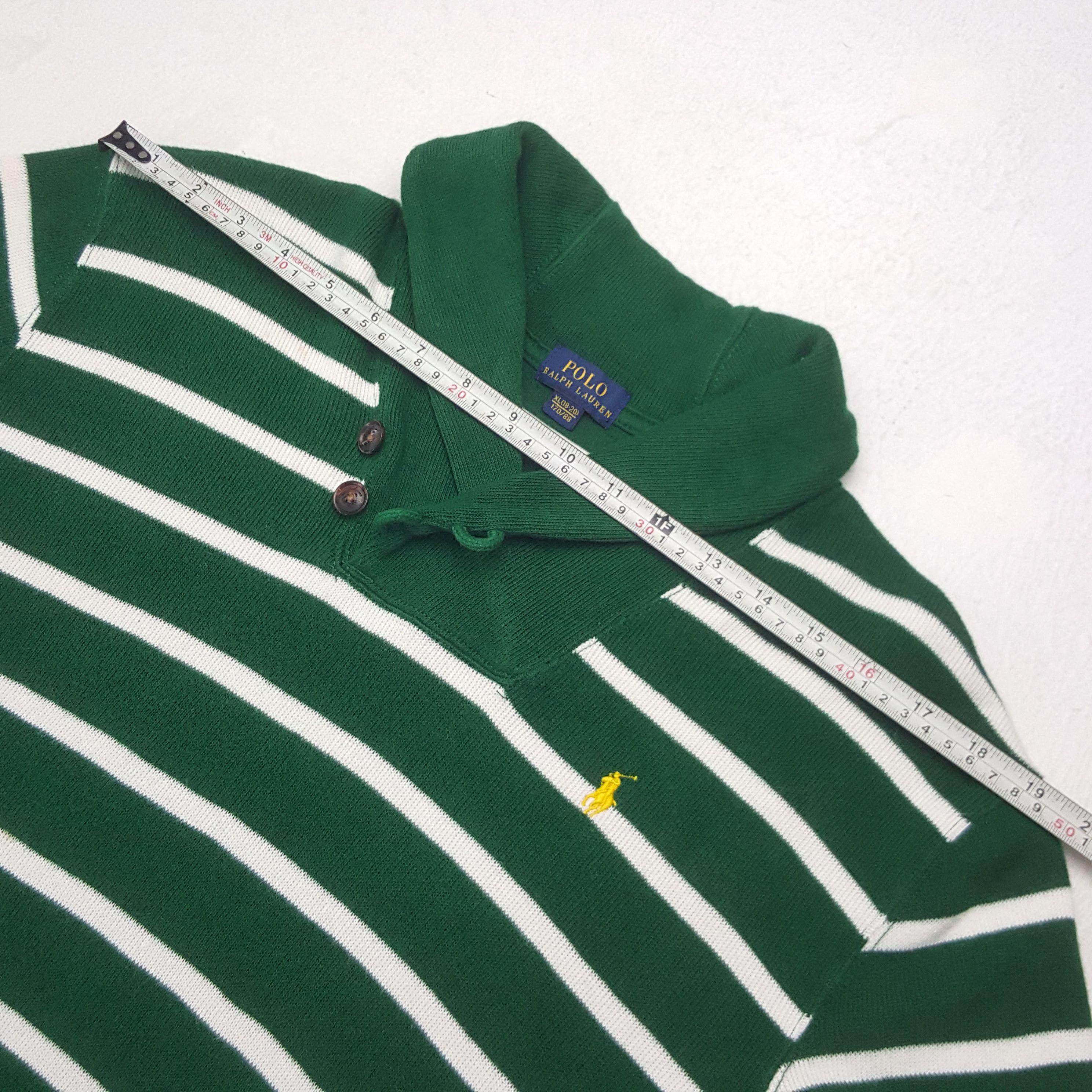 Polo Ralph Lauren × Vintage Vintage Polo Ralph Lauren Stripes Sweatshirt C287N15 Size US S / EU 44-46 / 1 - 5 Thumbnail