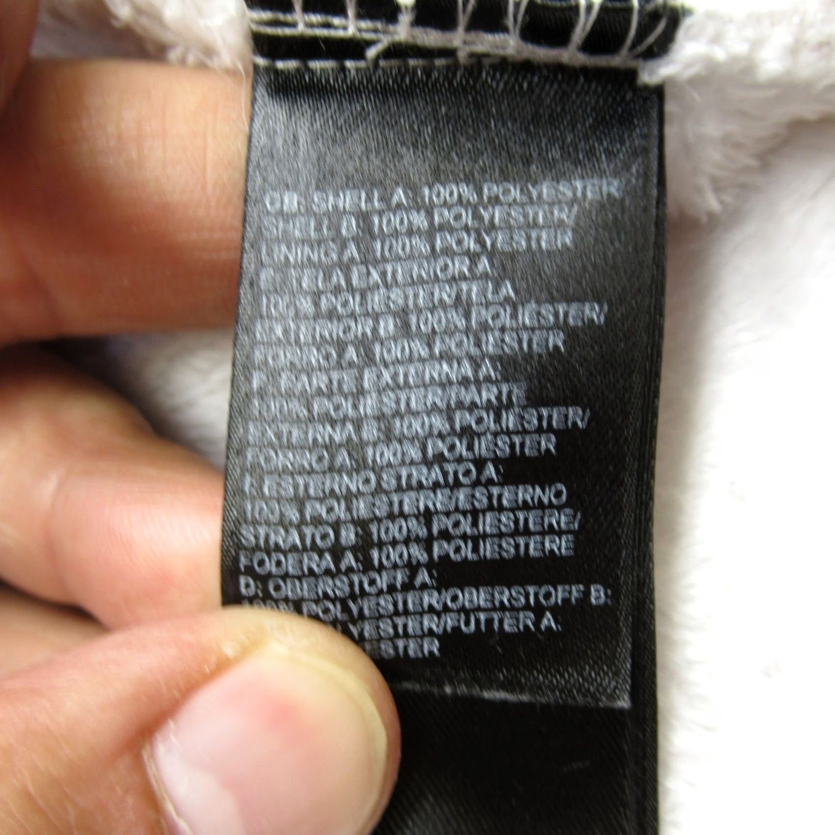 The North Face The North Face Women Small White Fleece Full Zip Jacket Size S / US 4 / IT 40 - 5 Thumbnail