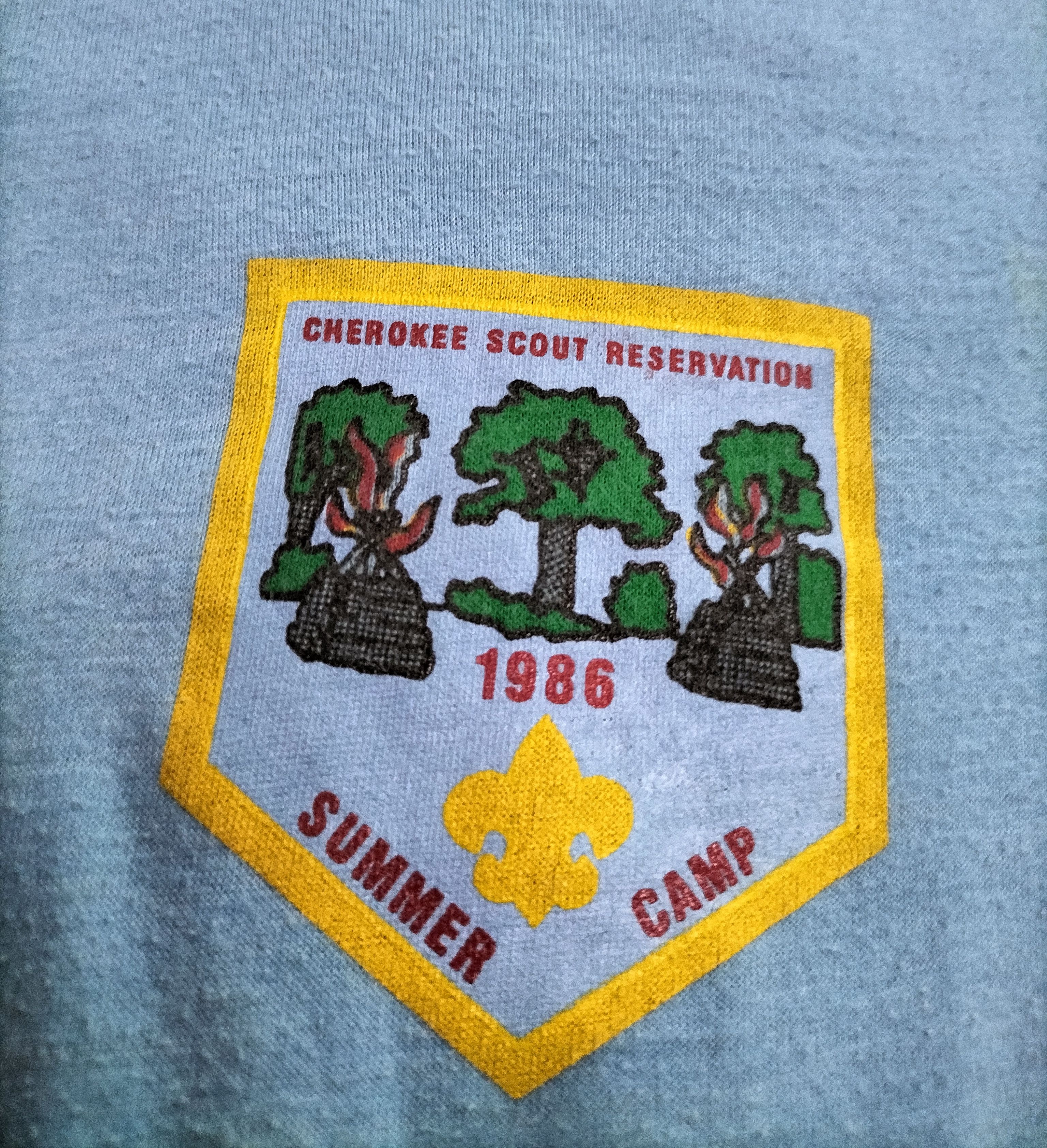 Vintage Vintage 1986 Cherokee scout reservation summer camp Size US S / EU 44-46 / 1 - 4 Thumbnail