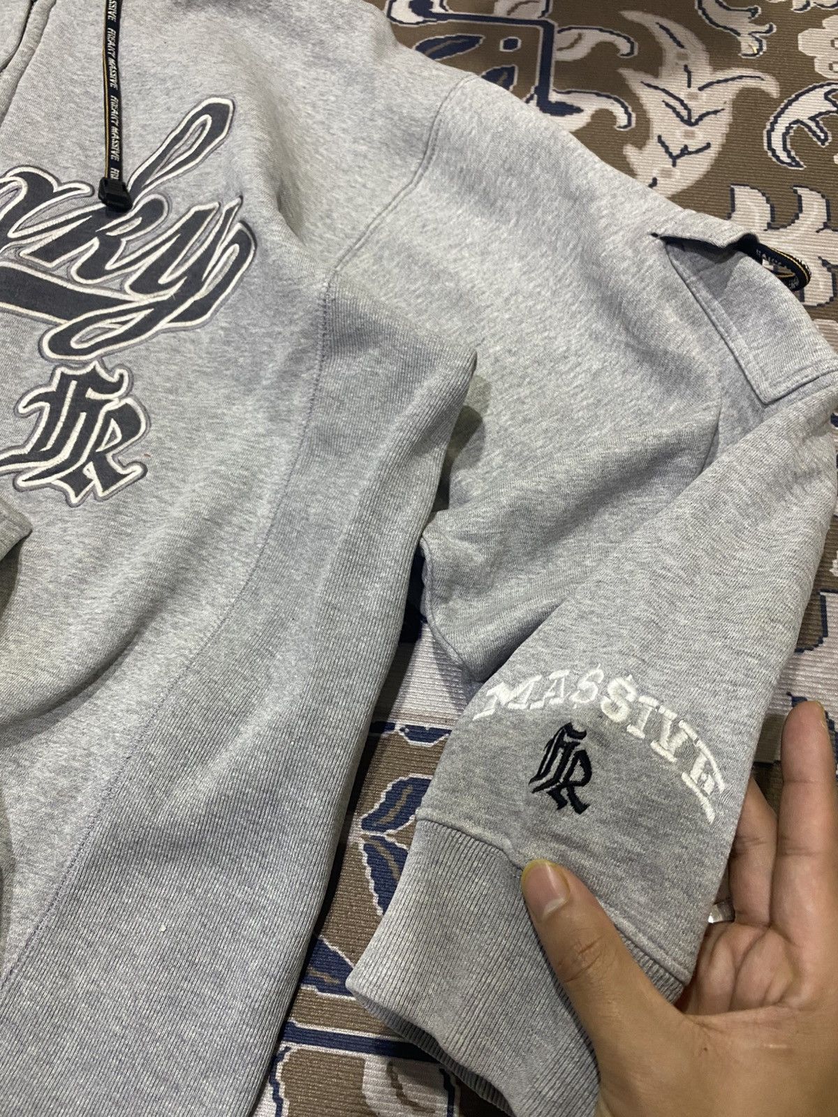 Vintage VINTAGE FREAKY MASSIVE HOODIE SPELLOUT ! Size US L / EU 52-54 / 3 - 3 Thumbnail