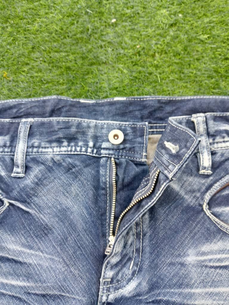 If Six Was Nine × Michel Klein DISTRESSED MICHEL KLEIN HOMME PARIS JEANS Size US 33 - 4 Thumbnail