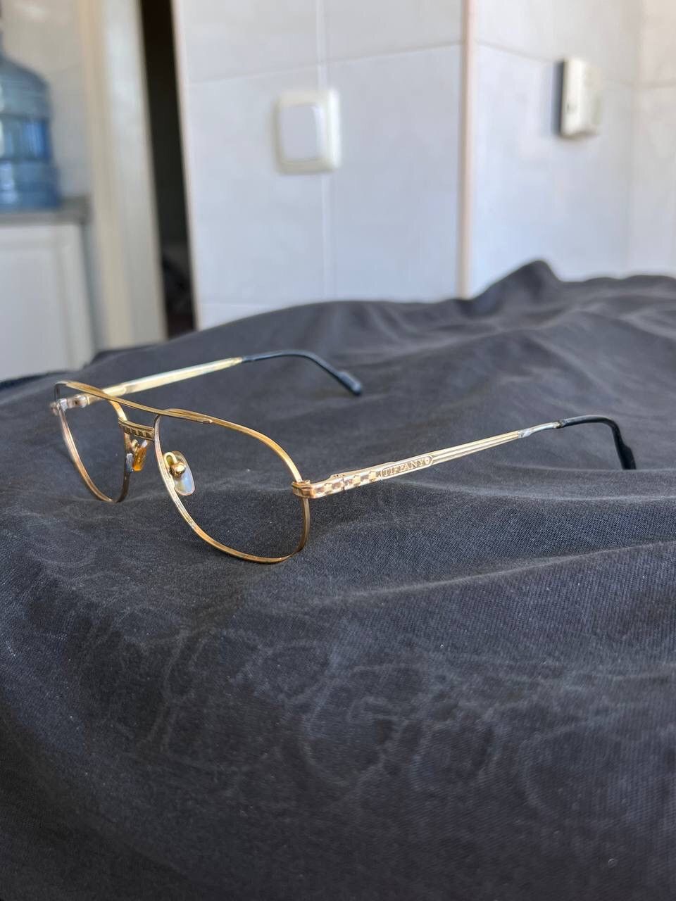 Tiffany & Co. Tiffany T396 Gold Plated frame 90s vintage USED ONLY FRAME Size ONE SIZE - 3 Thumbnail