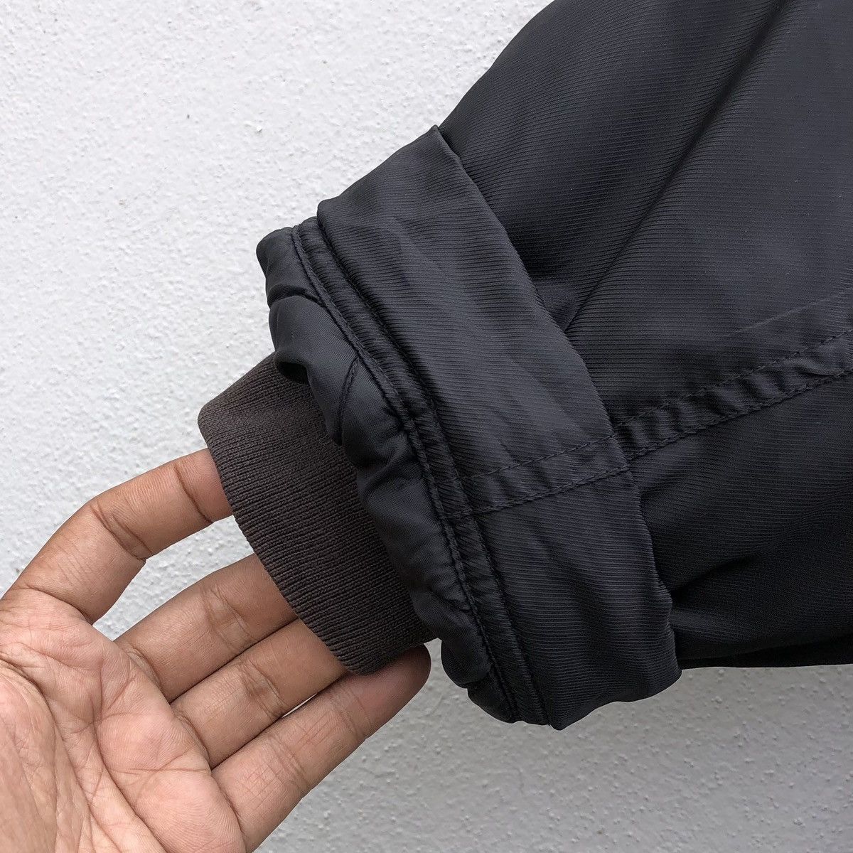 Nike Vintage NIKE NOMO Big Logo Lined Quilted Hoodie Coach Jacket Size US XL / EU 56 / 4 - 15 Thumbnail
