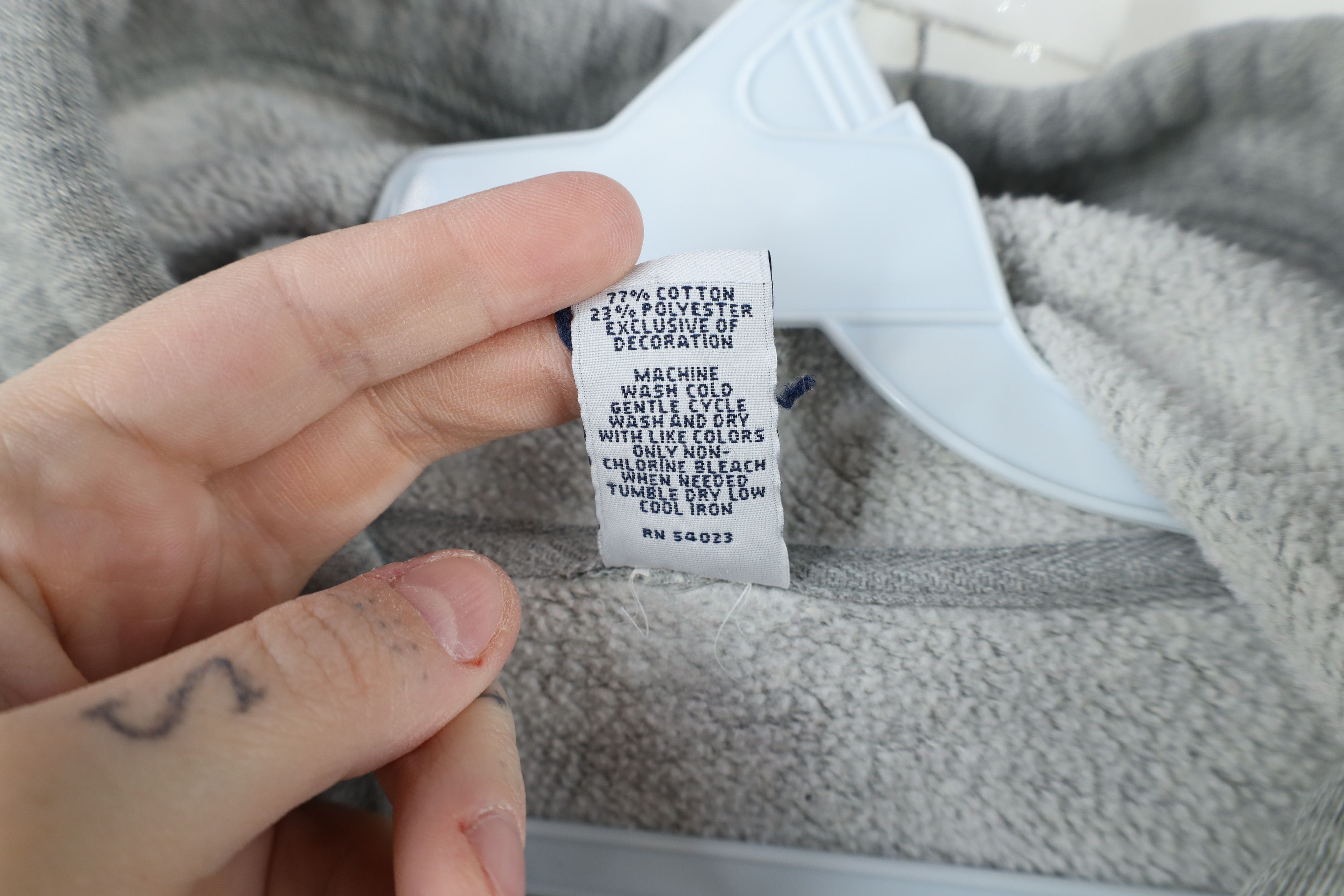 Gap × Vintage Vintage Y2K Gap Spell Out Block Letter Hoodie Sweatshirt Size S / US 4 / IT 40 - 6 Thumbnail