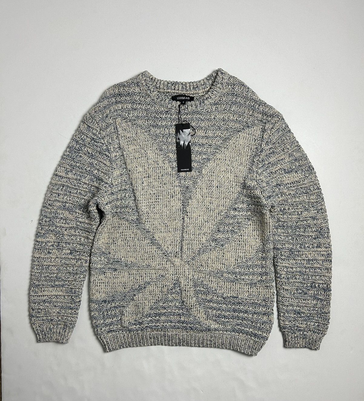Nahmias Nahmias “Weed” Knit Sweater Size US S / EU 44-46 / 1 - 1 Thumbnail