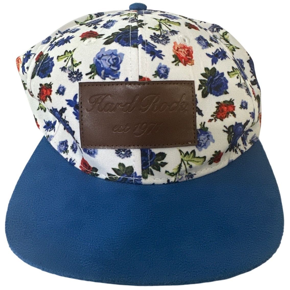 Hard Rock Cafe Hard Rock Cafe Floral Hat Cap Suede Feel Brim. Size ONE SIZE - 1 Thumbnail