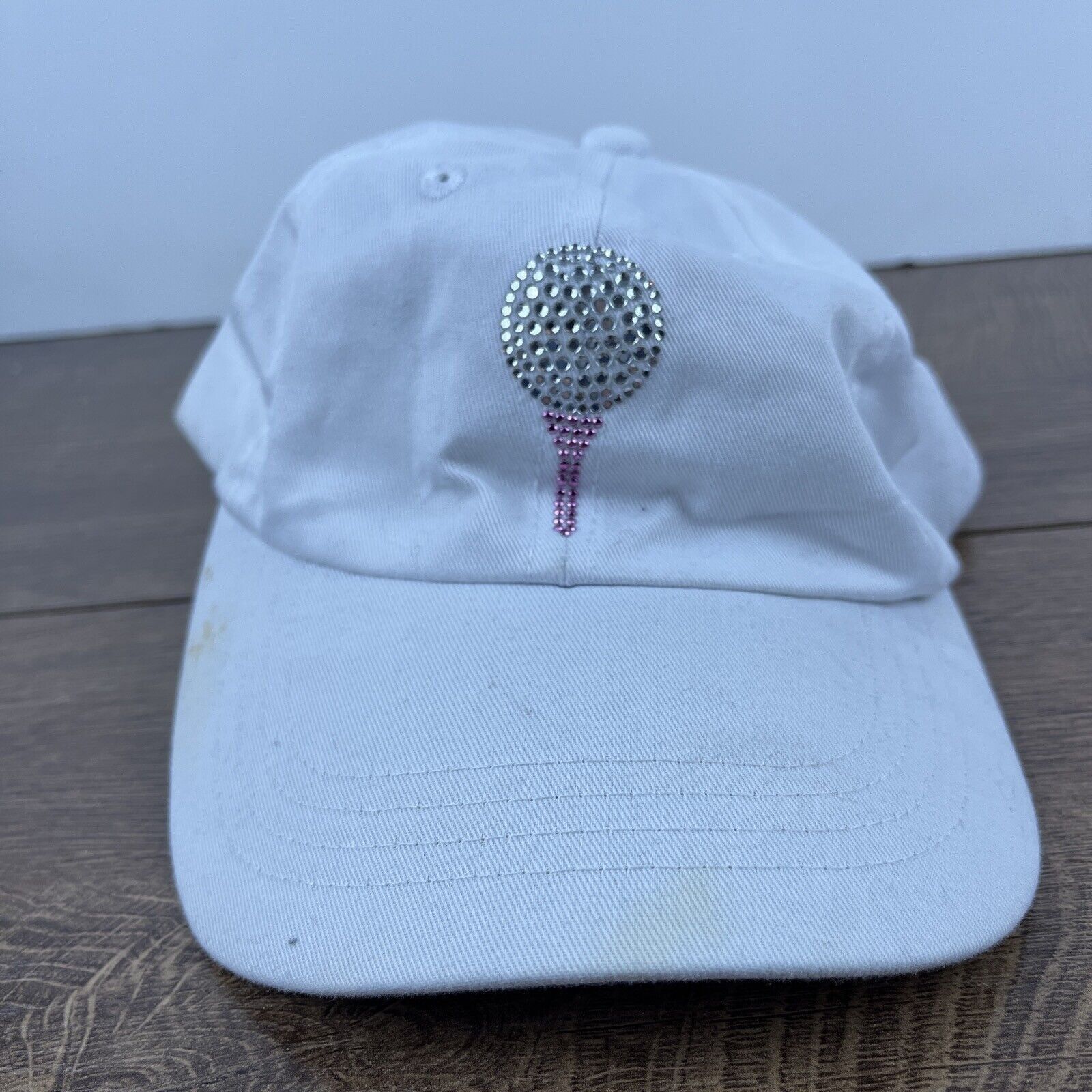 Other Golf Hat Golf Ball Tee Hat White Hat Adjustable White Adult Size ONE SIZE - 1 Thumbnail