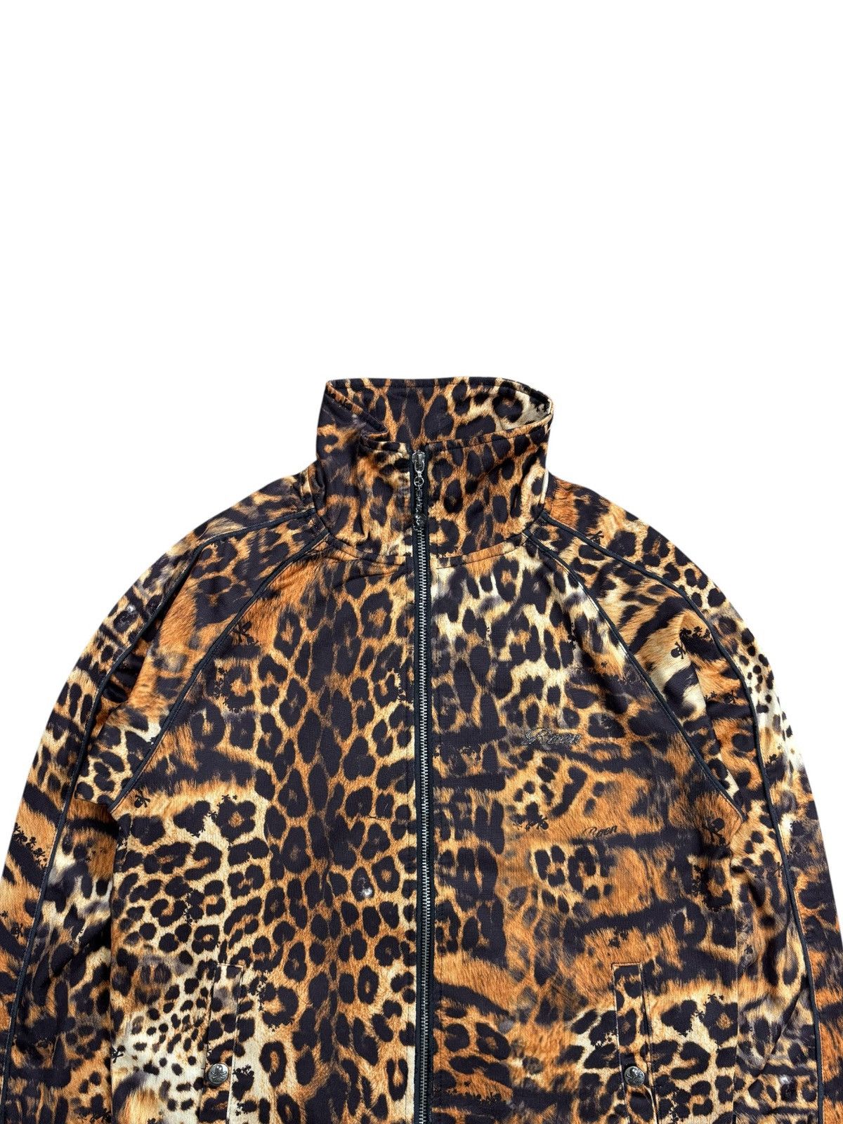 Roen Archive Roen - Leopard Track Top Jacket Size US M / EU 48-50 / 2 - 6 Thumbnail