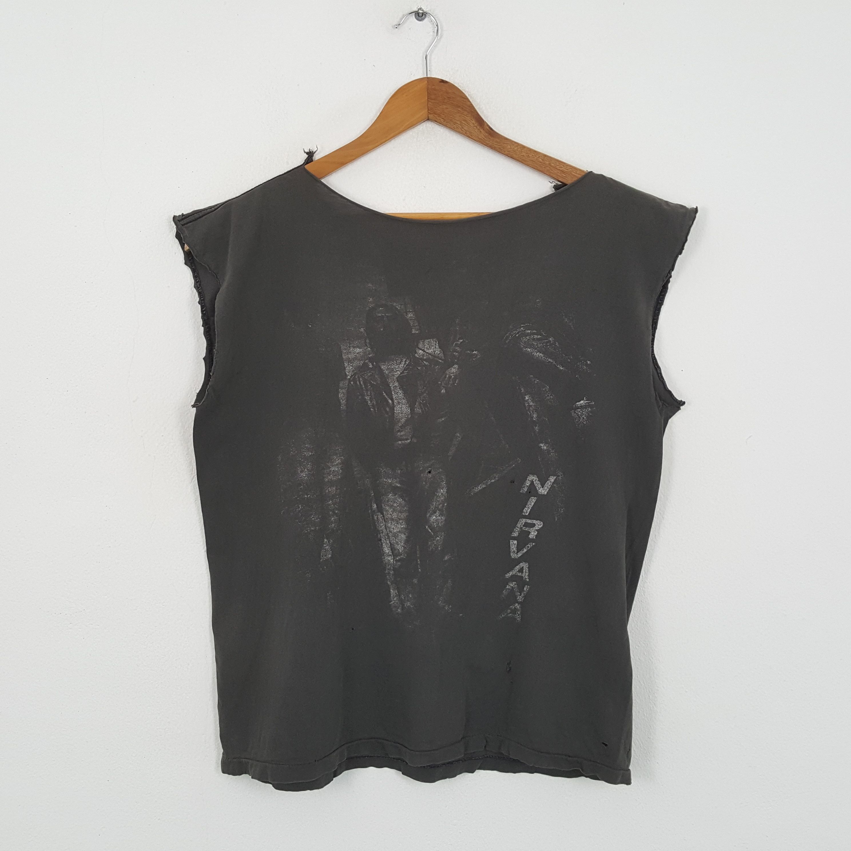 Band Tees × Vintage Vintage NIRVANA American Rock Band Distressed T-Shirts Size US L / EU 52-54 / 3 - 3 Thumbnail