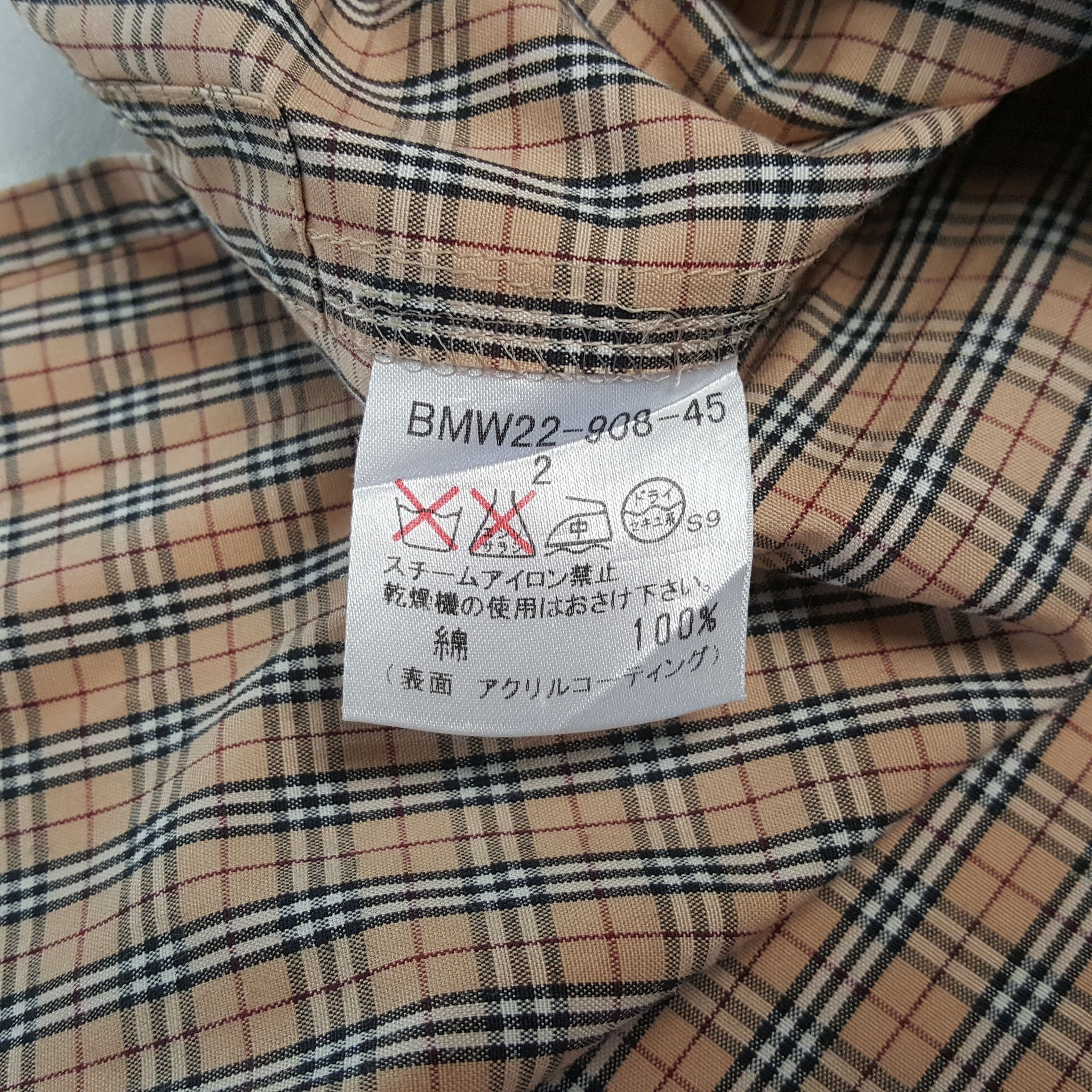 Burberry Vintage Burberry Landon Nova Check Design Shirt C319N14 Size US M / EU 48-50 / 2 - 5 Thumbnail