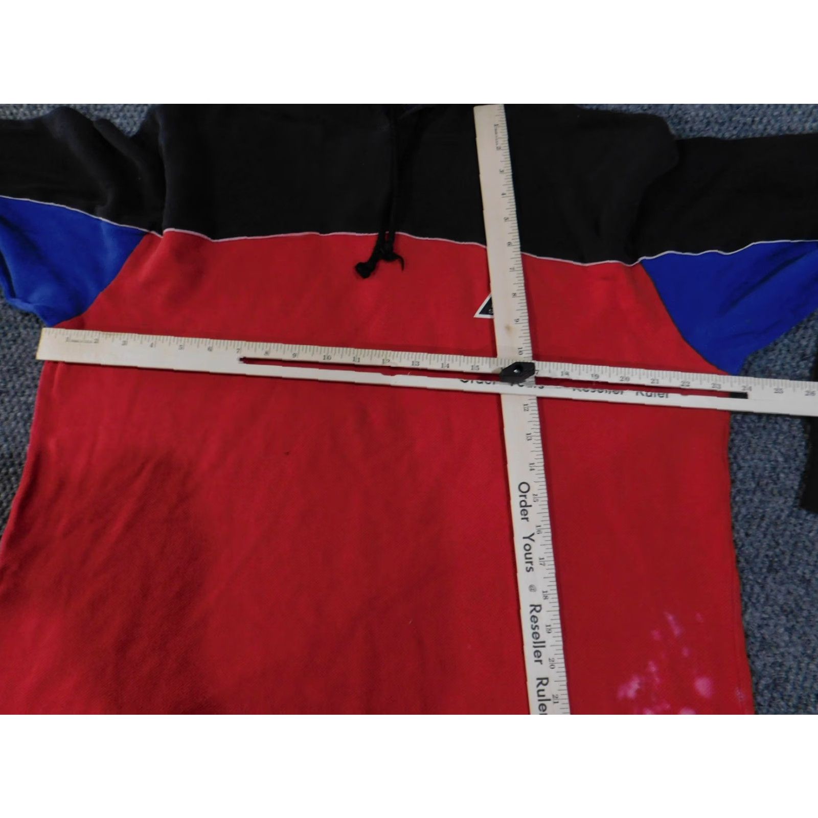 Polo Ralph Lauren Vintage Polo Sport Ralph Lauren Hoodie Mens Large Red Black Blue Pullover USA 90s Size US L / EU 52-54 / 3 - 6 Thumbnail