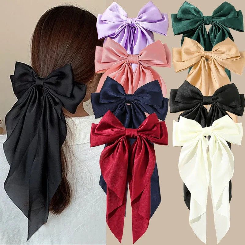 Other Korean Accessories Hair Clips for Women Girls Big Bowknot Size ONE SIZE - 14 Thumbnail