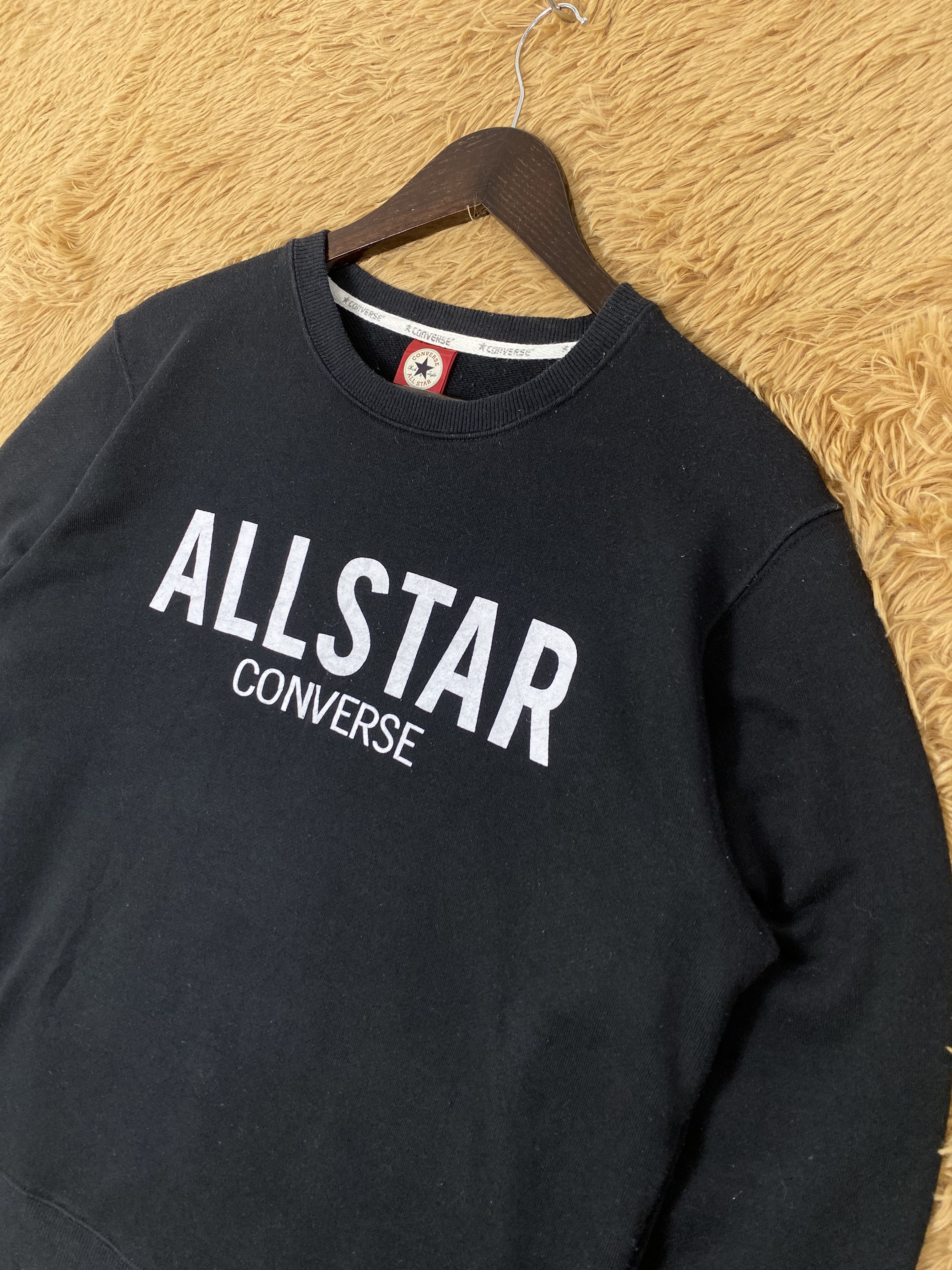Converse Vintage All Star Converse Big Logo Sweatshirts PS0094 Size US L / EU 52-54 / 3 - 2 Thumbnail