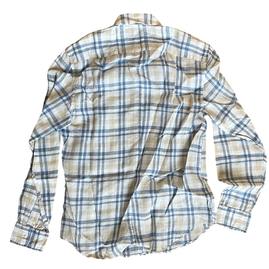 Frank & Eileen NWOT Mens Frank & Eileen Linen Finbar Plaid Size Small Size US S / EU 44-46 / 1 - 2 Thumbnail
